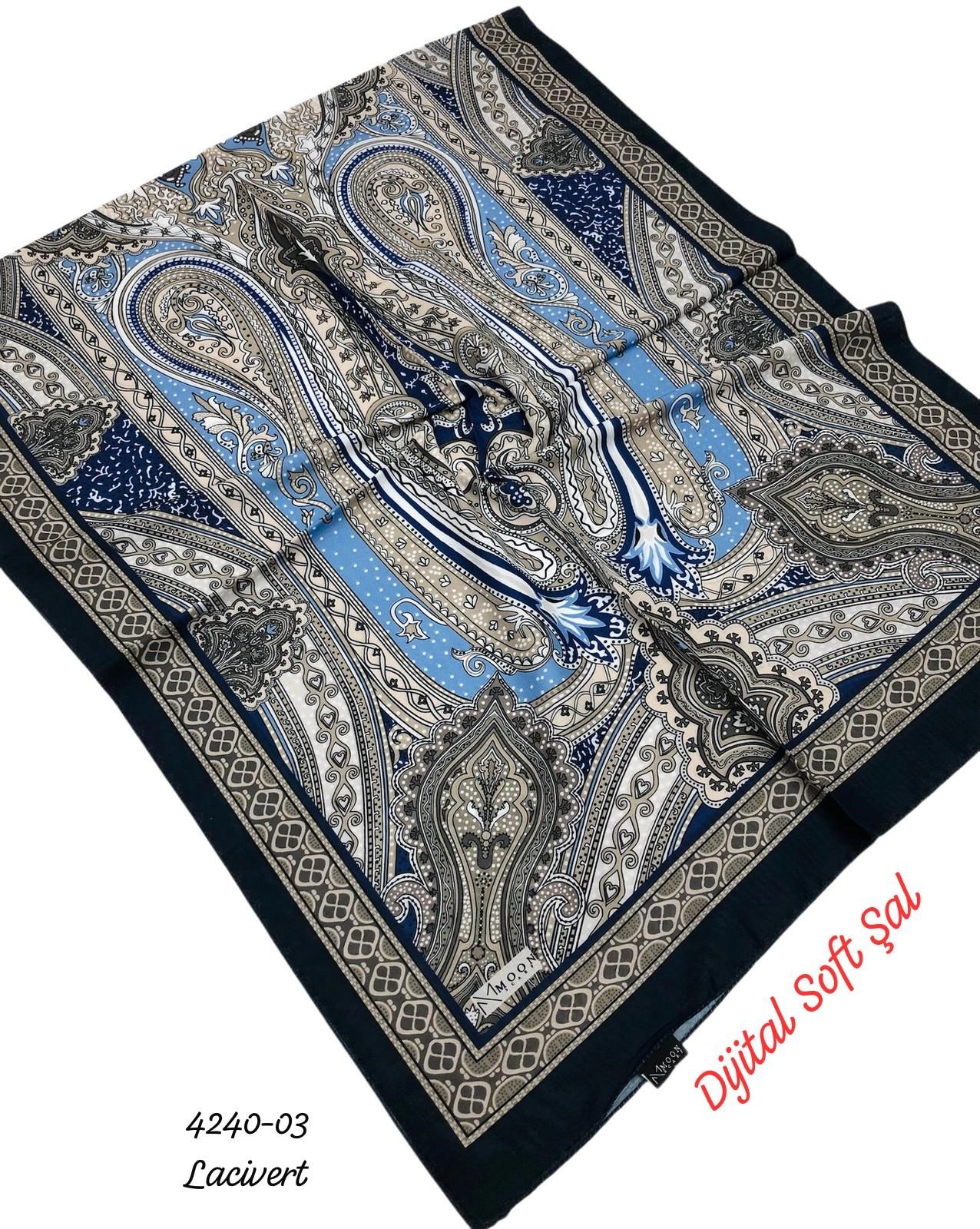 4240 Dijital Soft Şal
