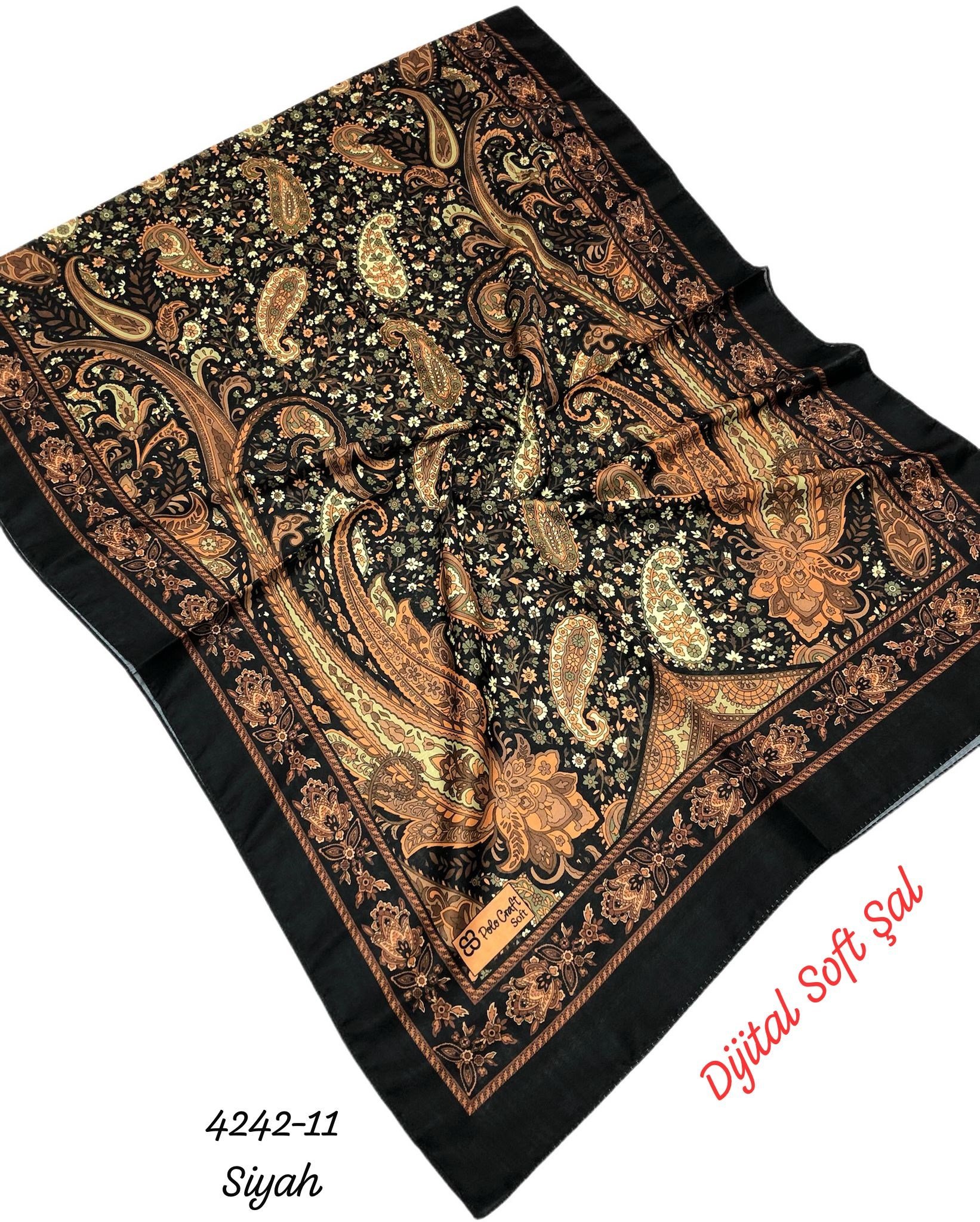 4242 Dijital Soft Şal