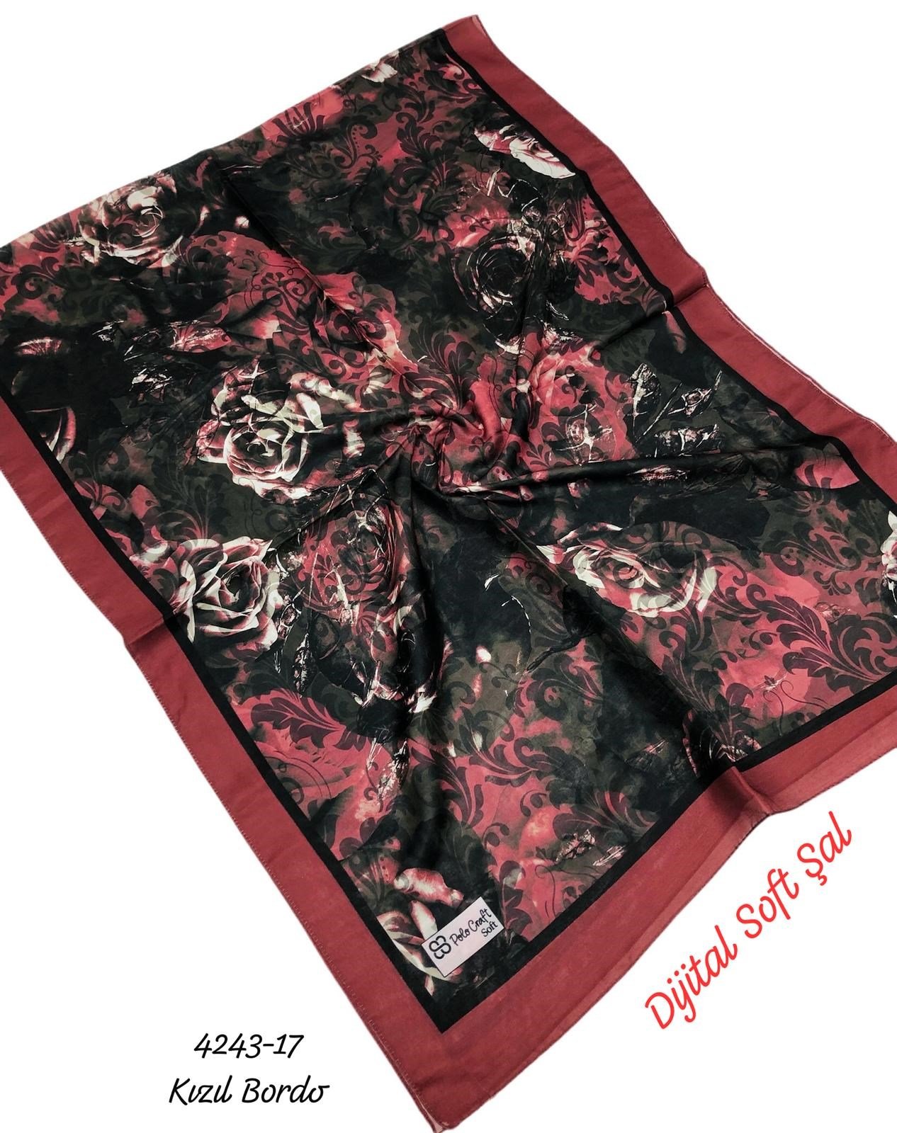 4243 Dijital Soft Şal
