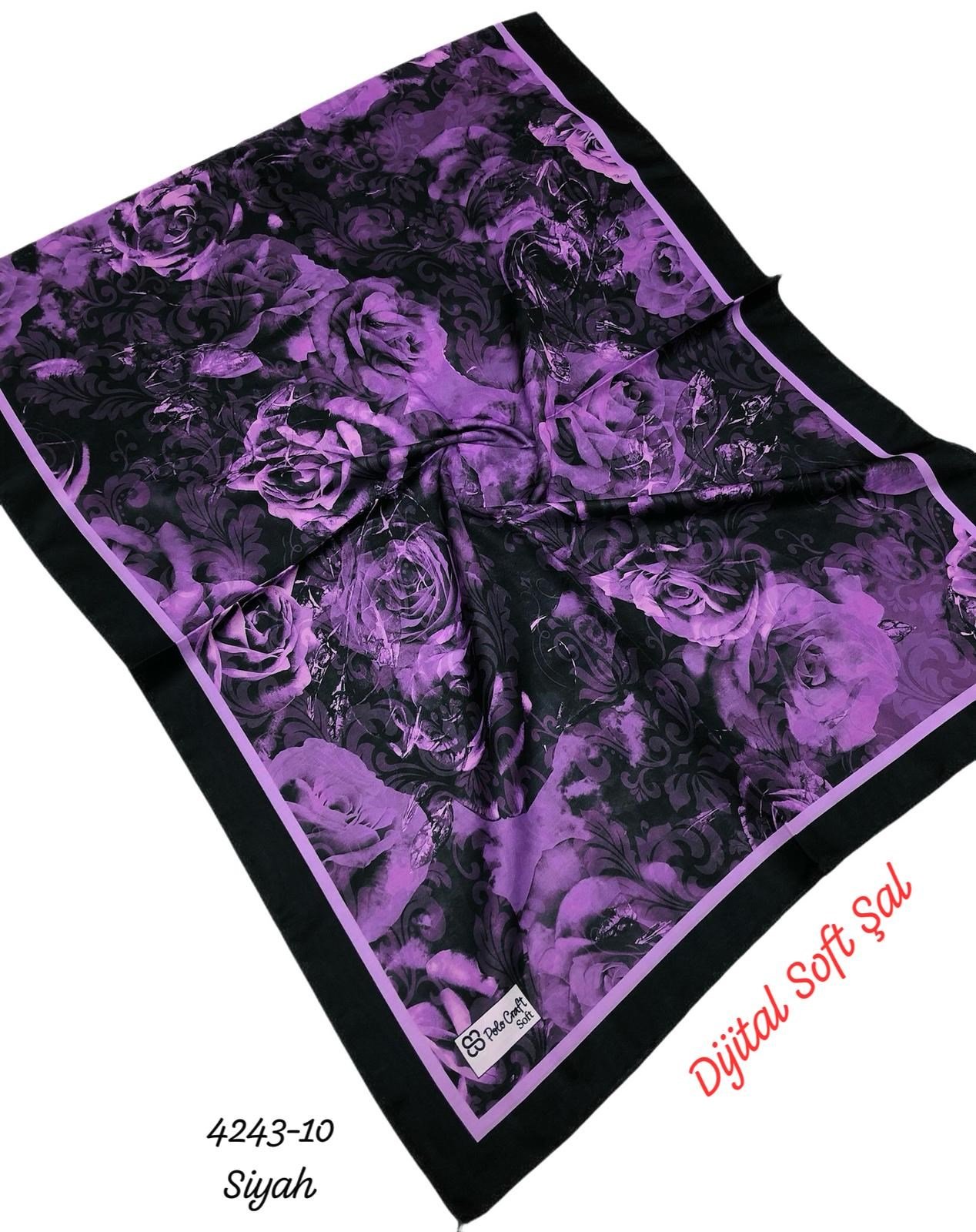 4243 Dijital Soft Şal
