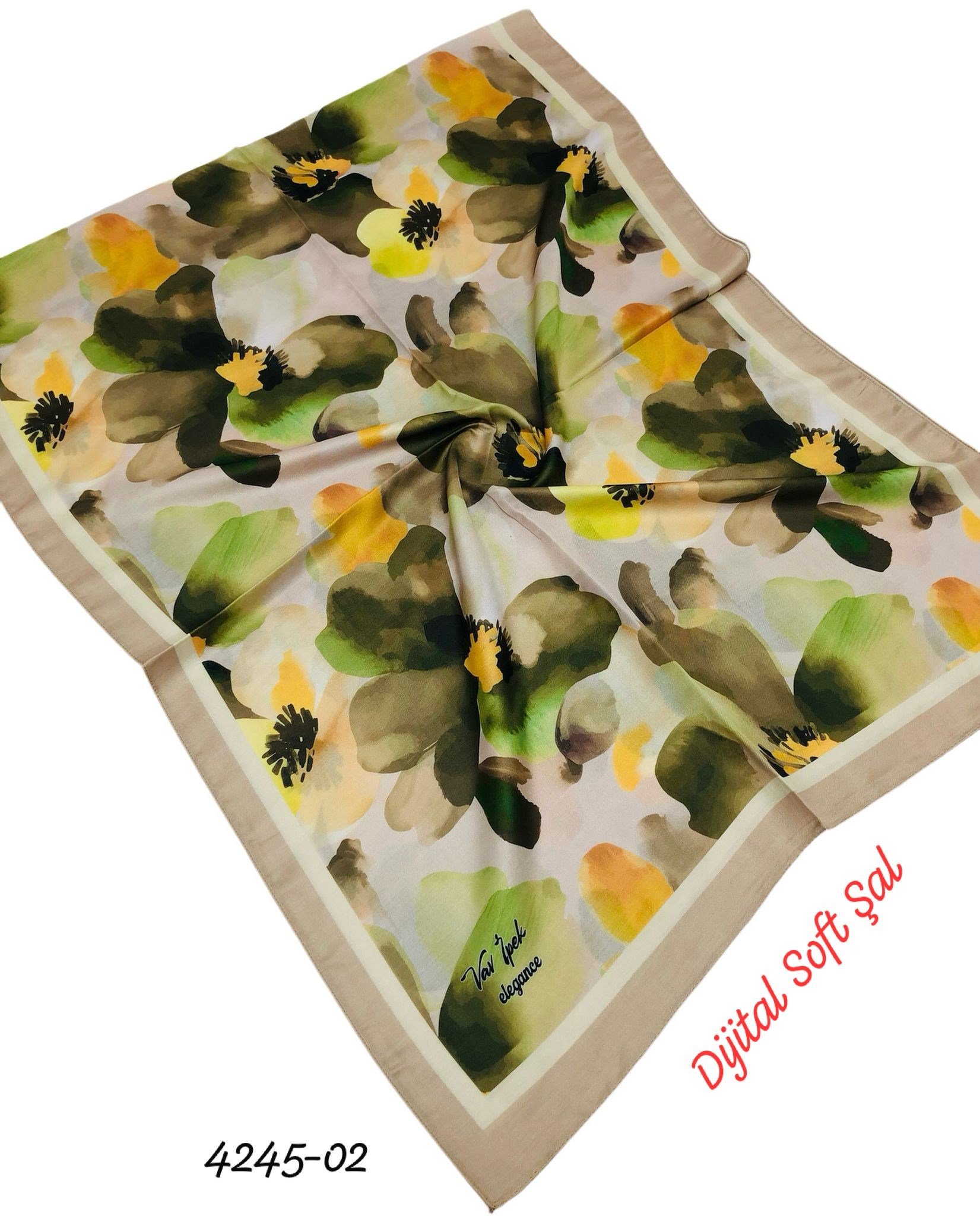 4245 Dijital Soft Şal