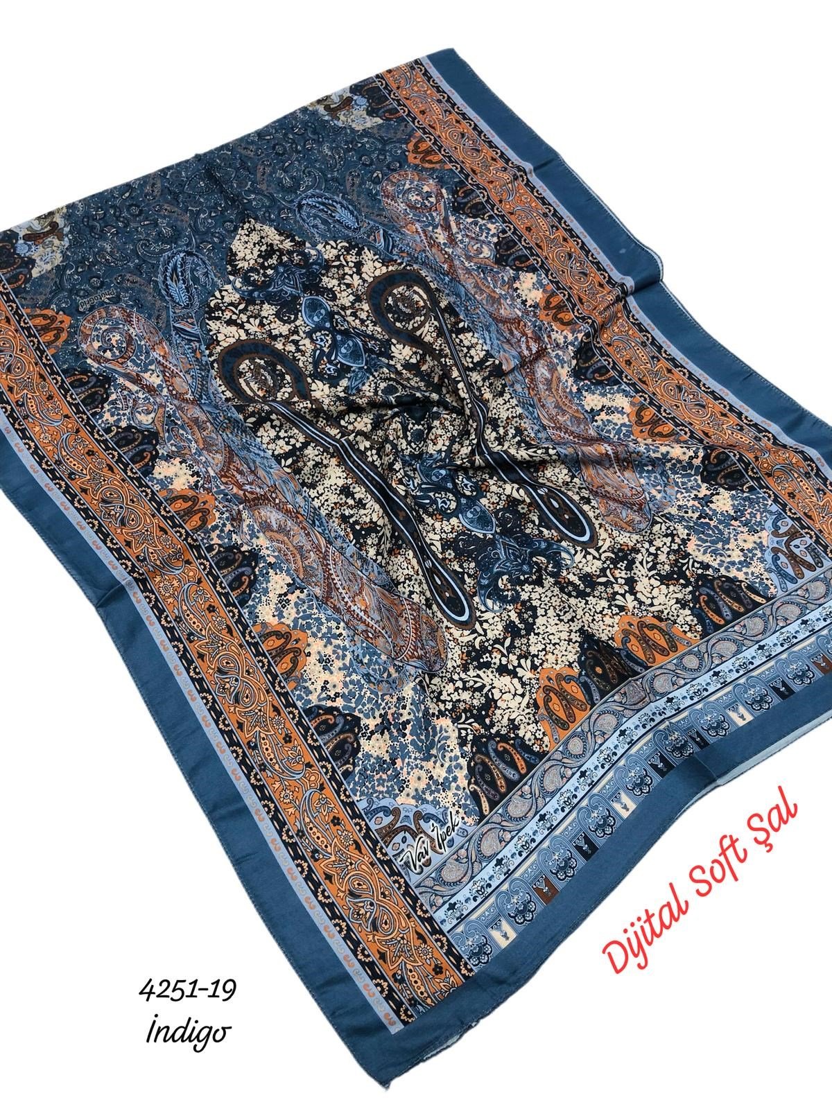 4251 Dijital Soft Şal