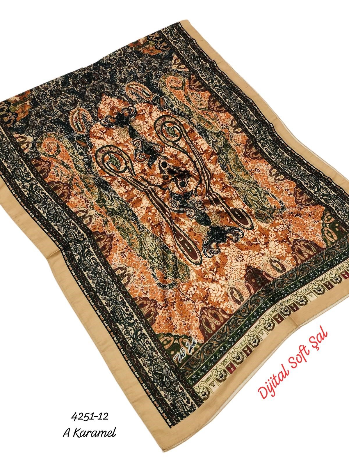 4251 Dijital Soft Şal
