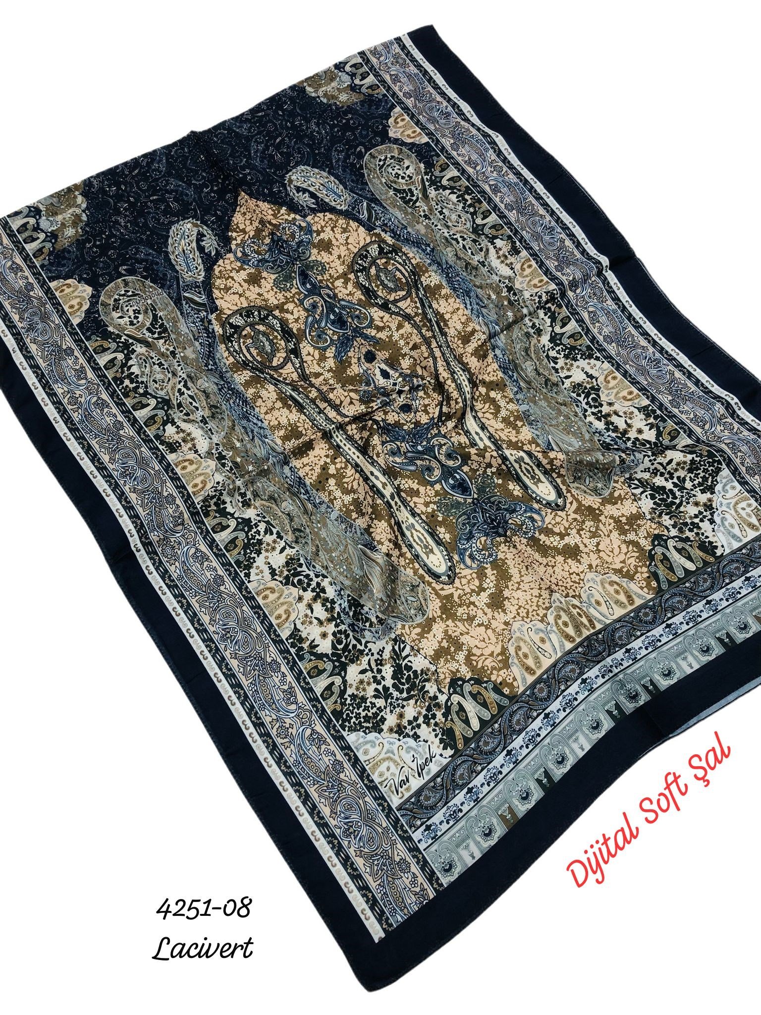 4251 Dijital Soft Şal