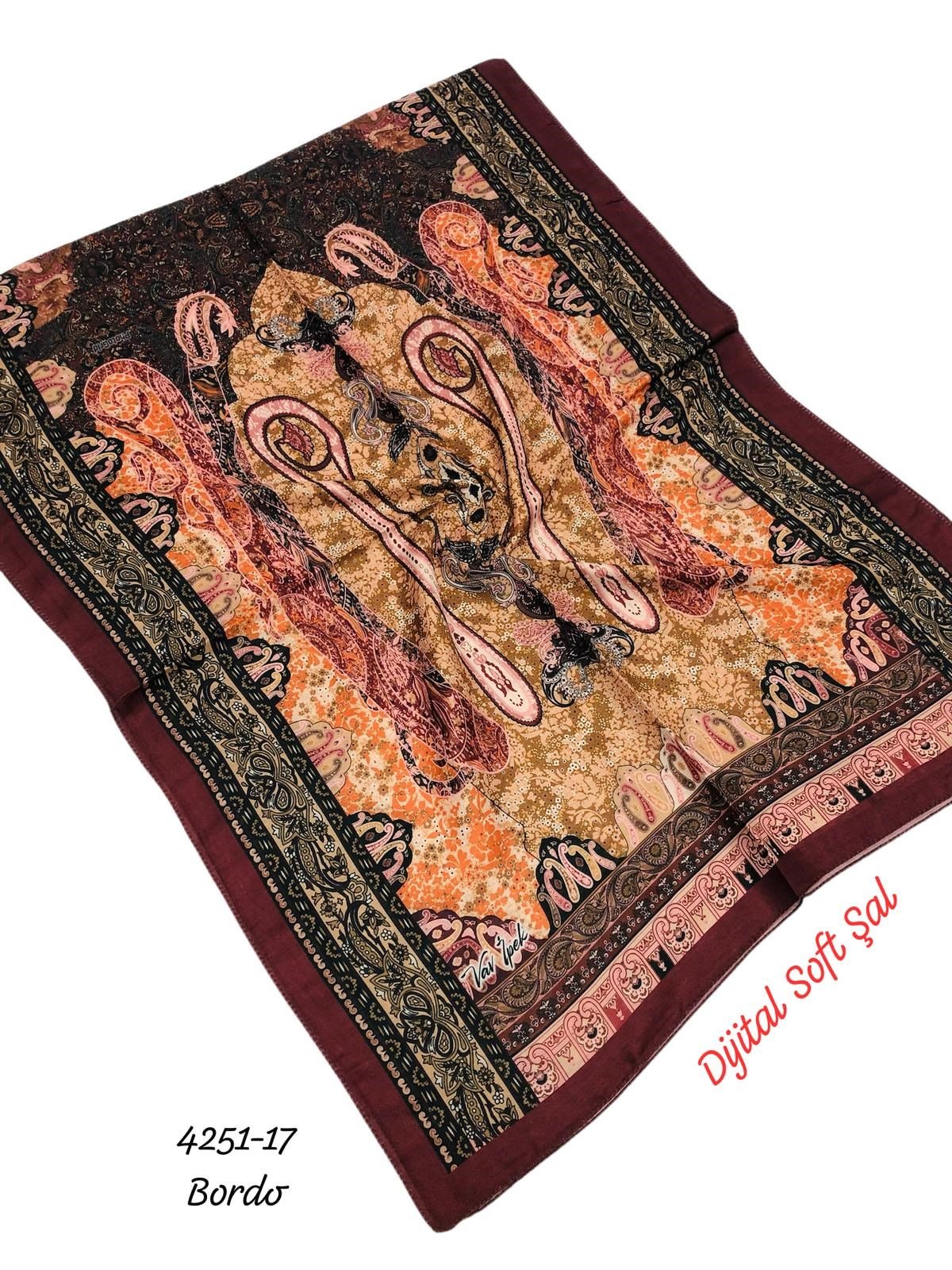 4251 Dijital Soft Şal