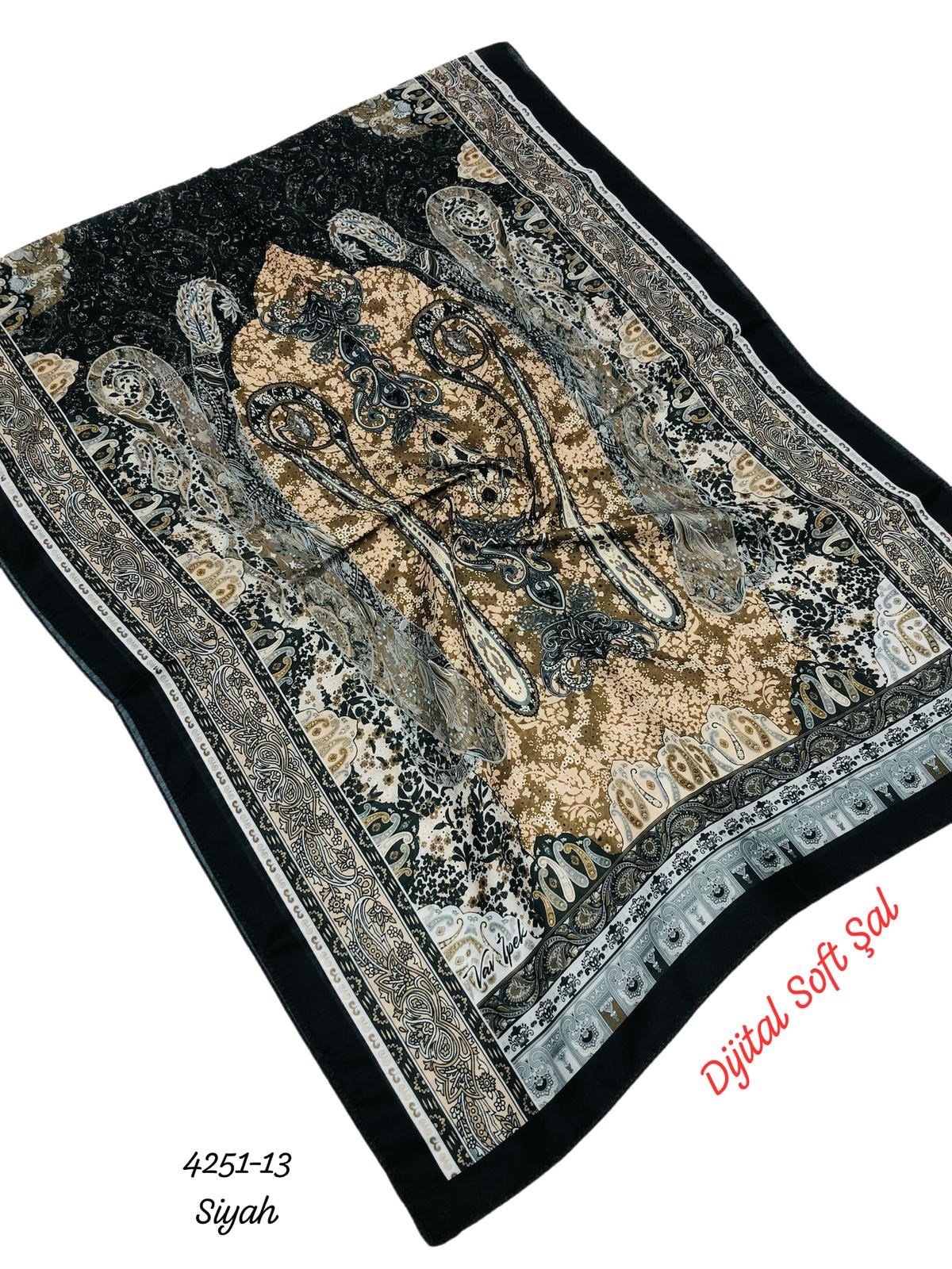 4251 Dijital Soft Şal