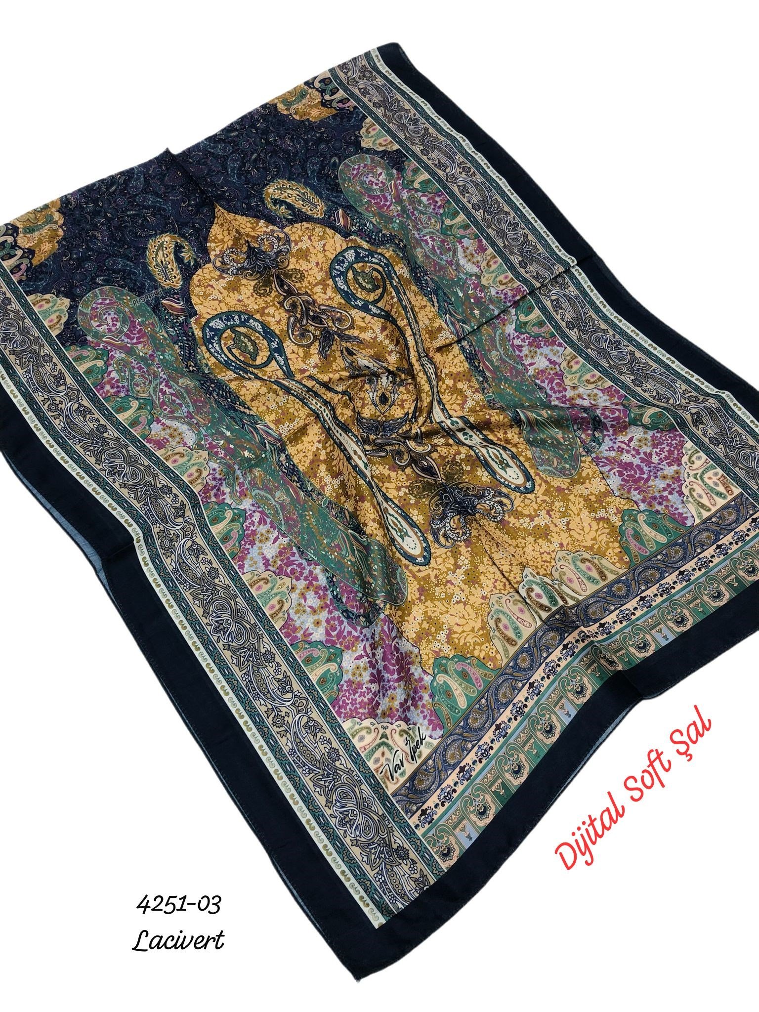 4251 Dijital Soft Şal