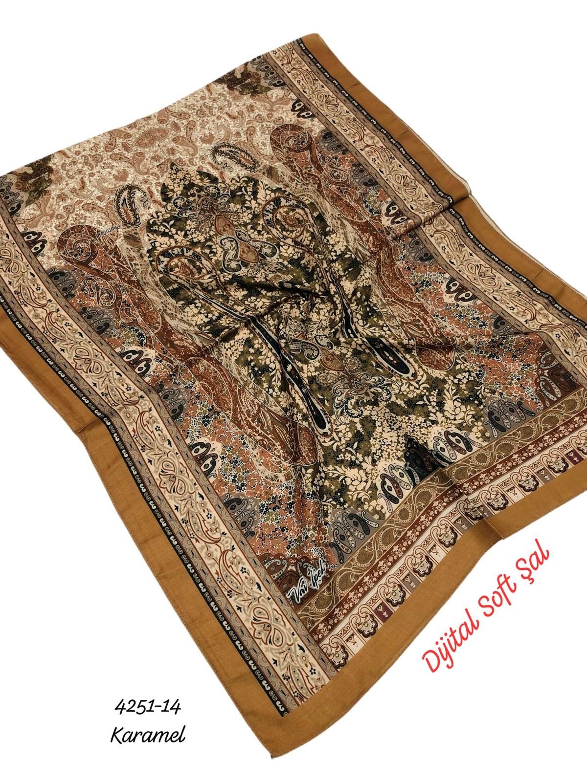 4251 Dijital Soft Şal