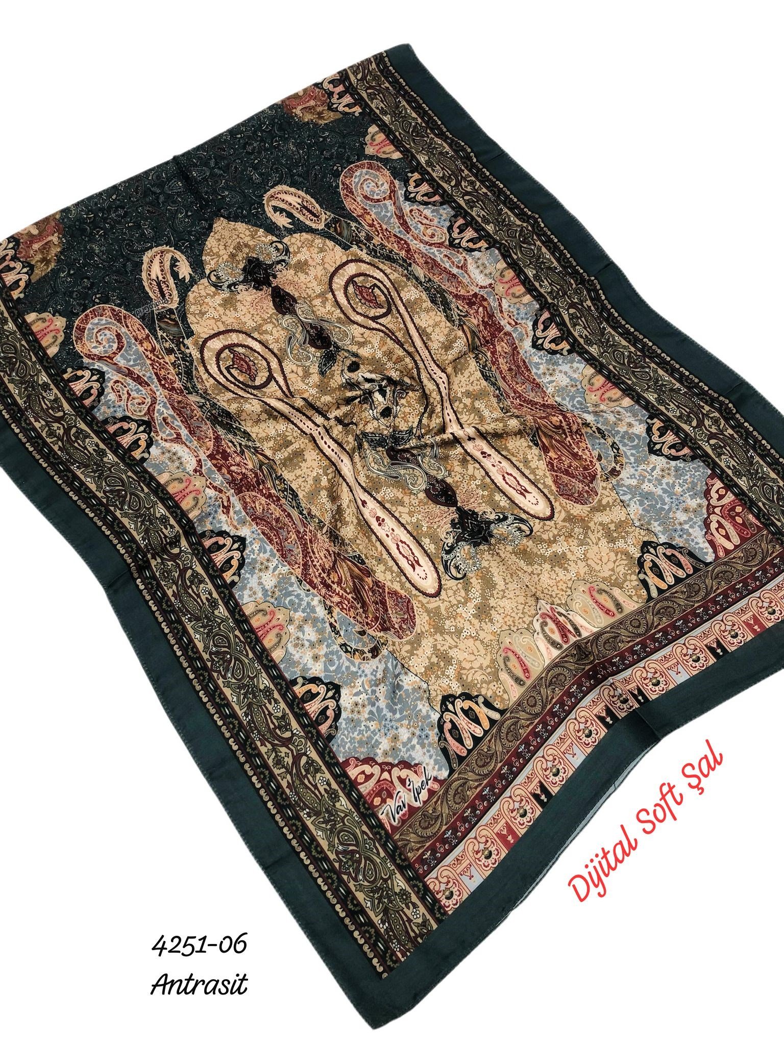 4251 Dijital Soft Şal