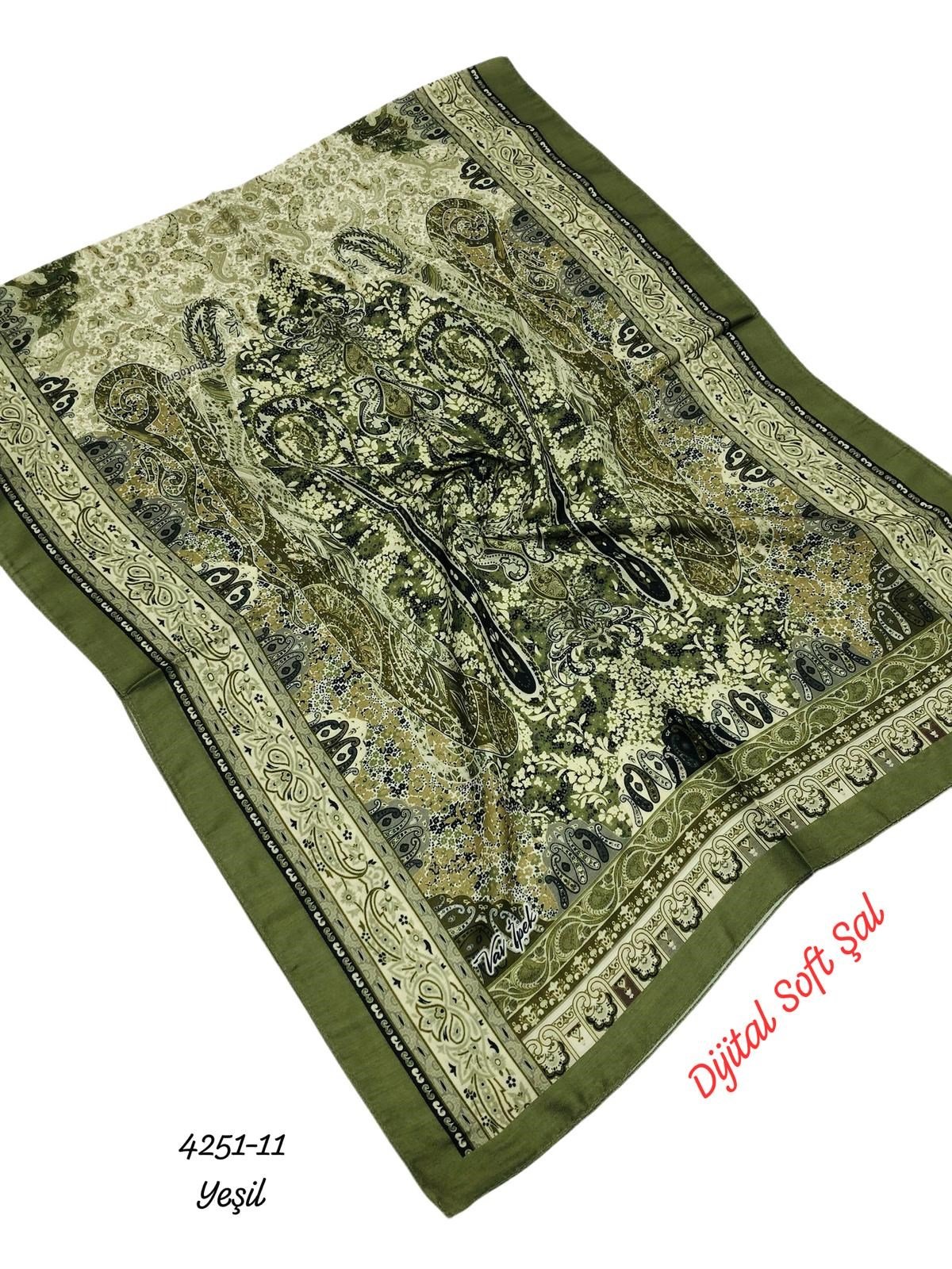 4251 Dijital Soft Şal