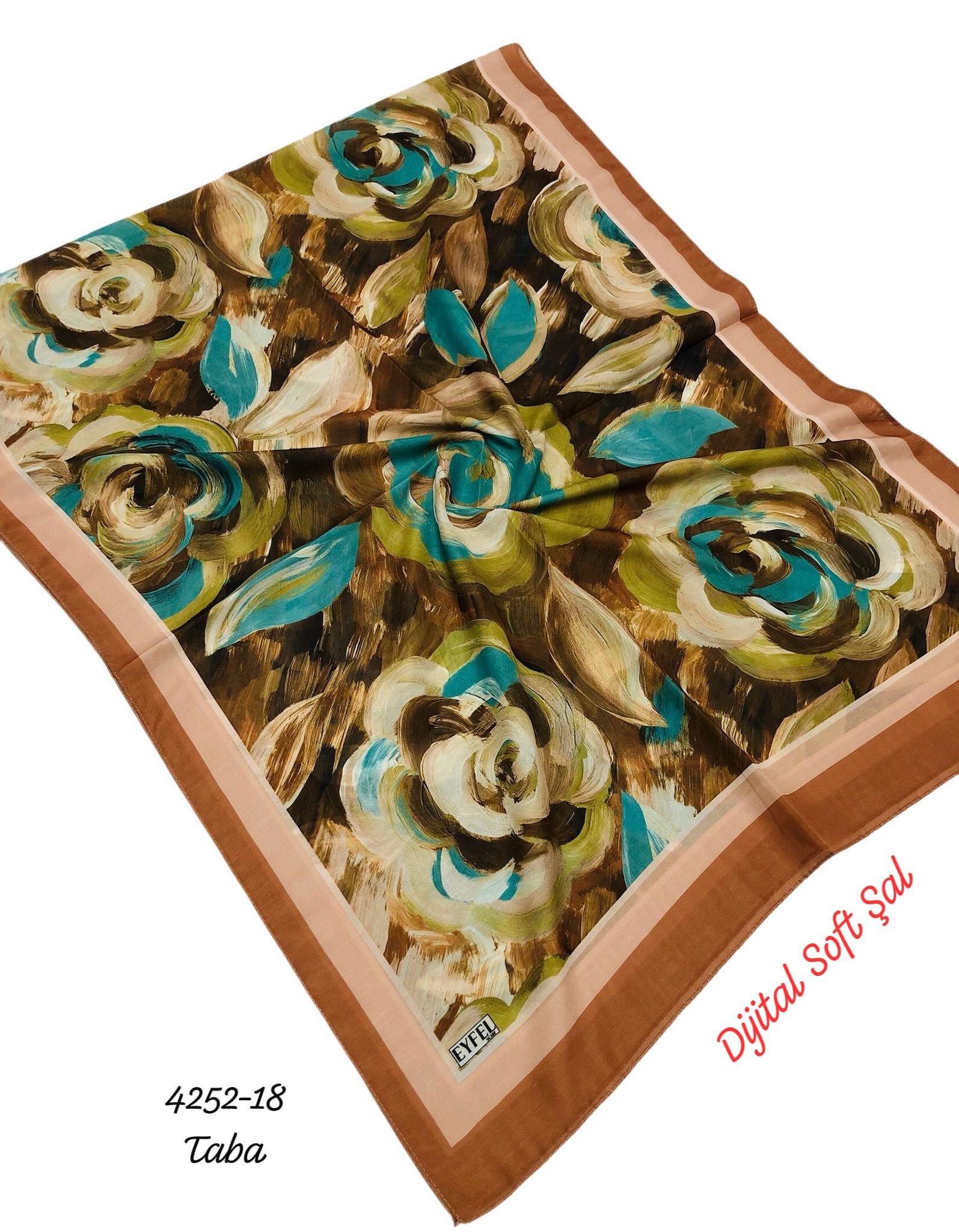 4252 Dijital Soft Şal