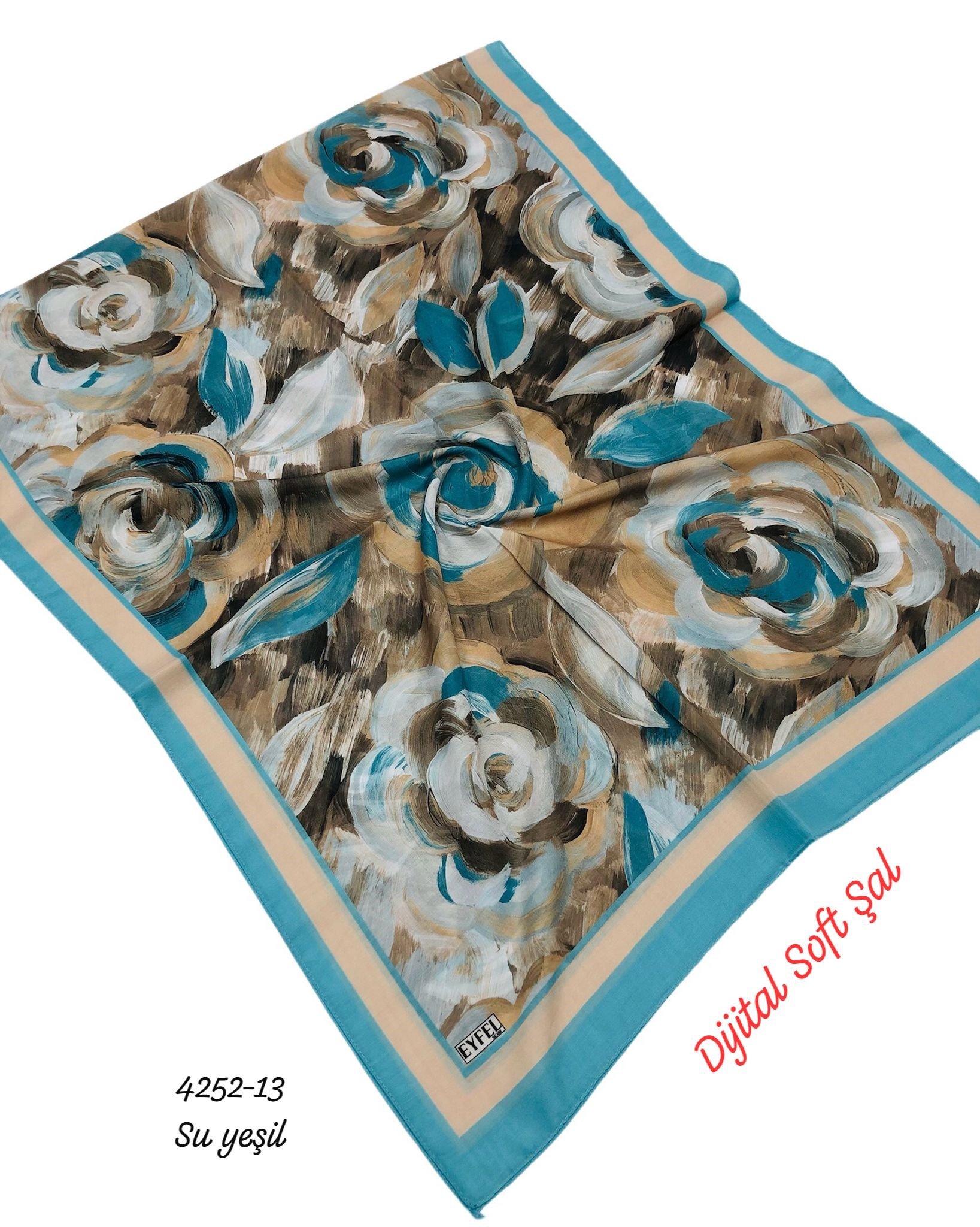 4252 Dijital Soft Şal