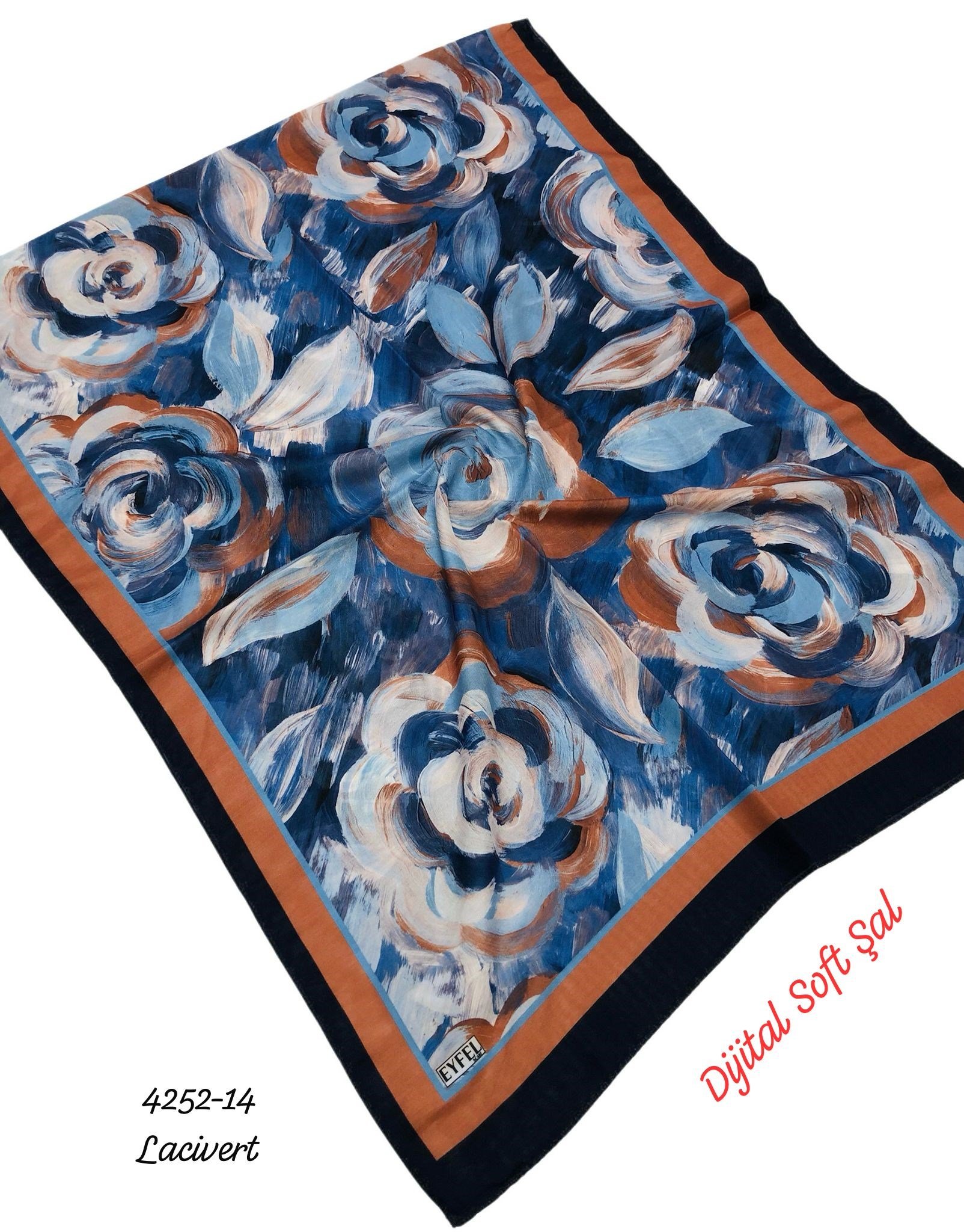 4252 Dijital Soft Şal