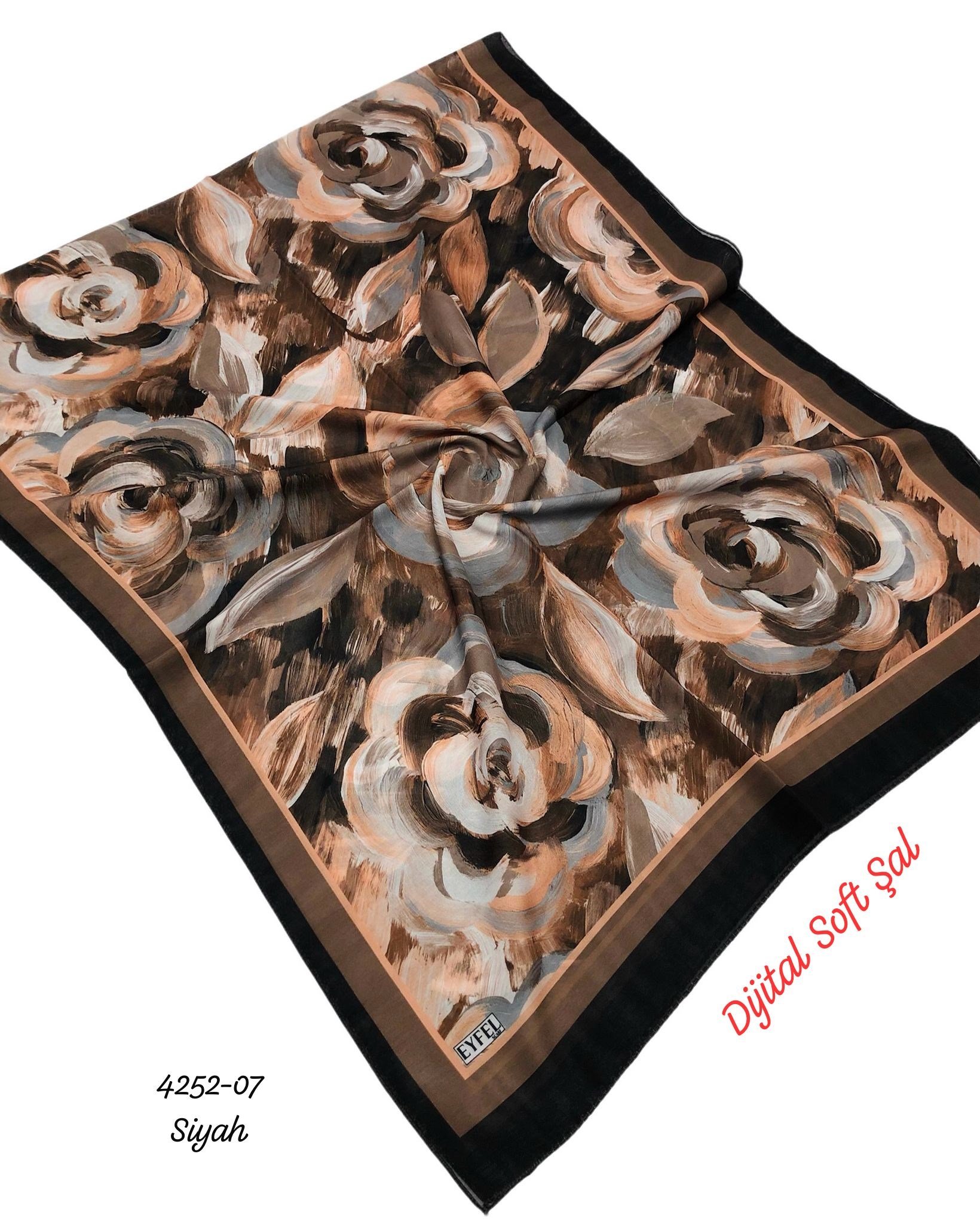 4252 Dijital Soft Şal