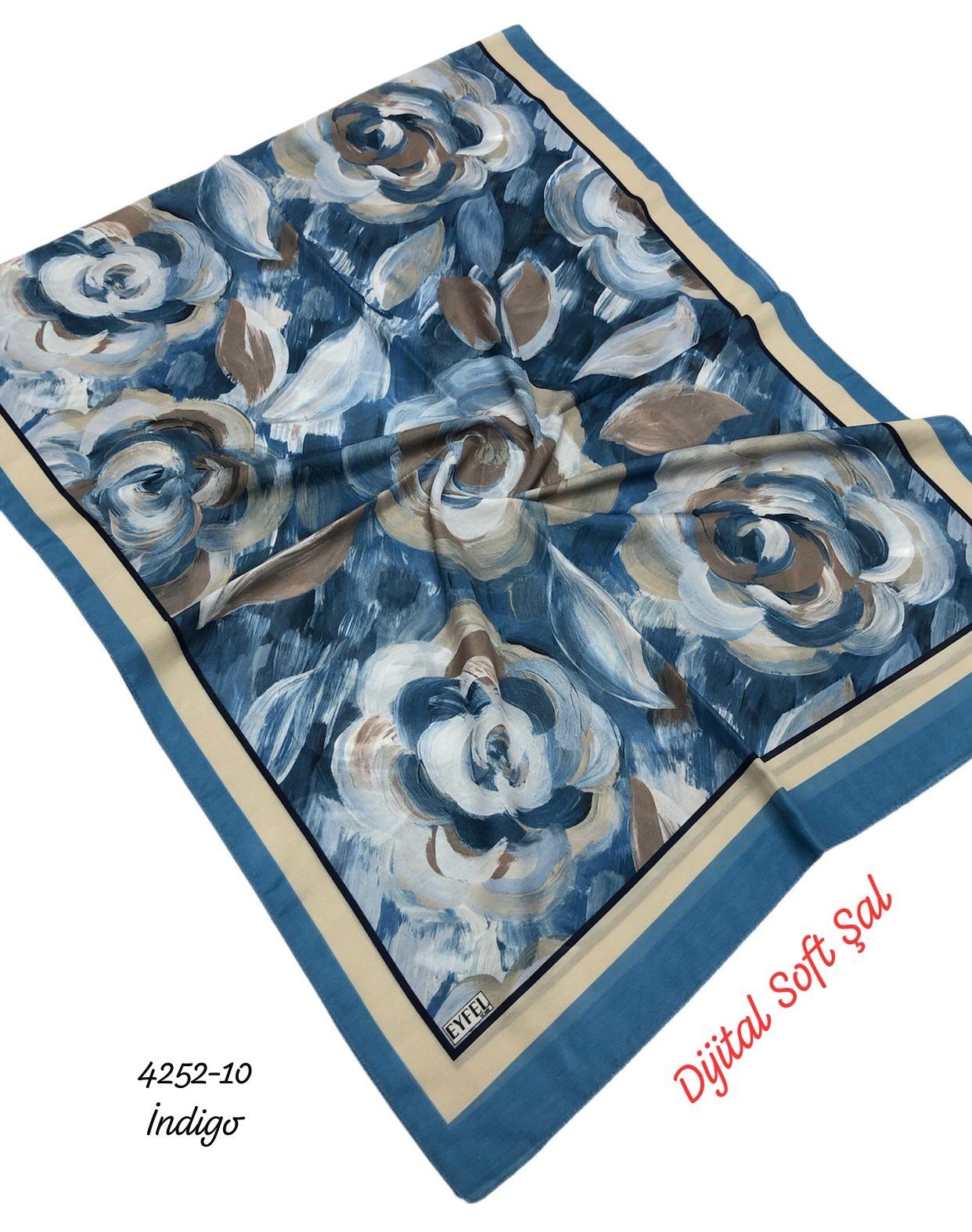 4252 Dijital Soft Şal