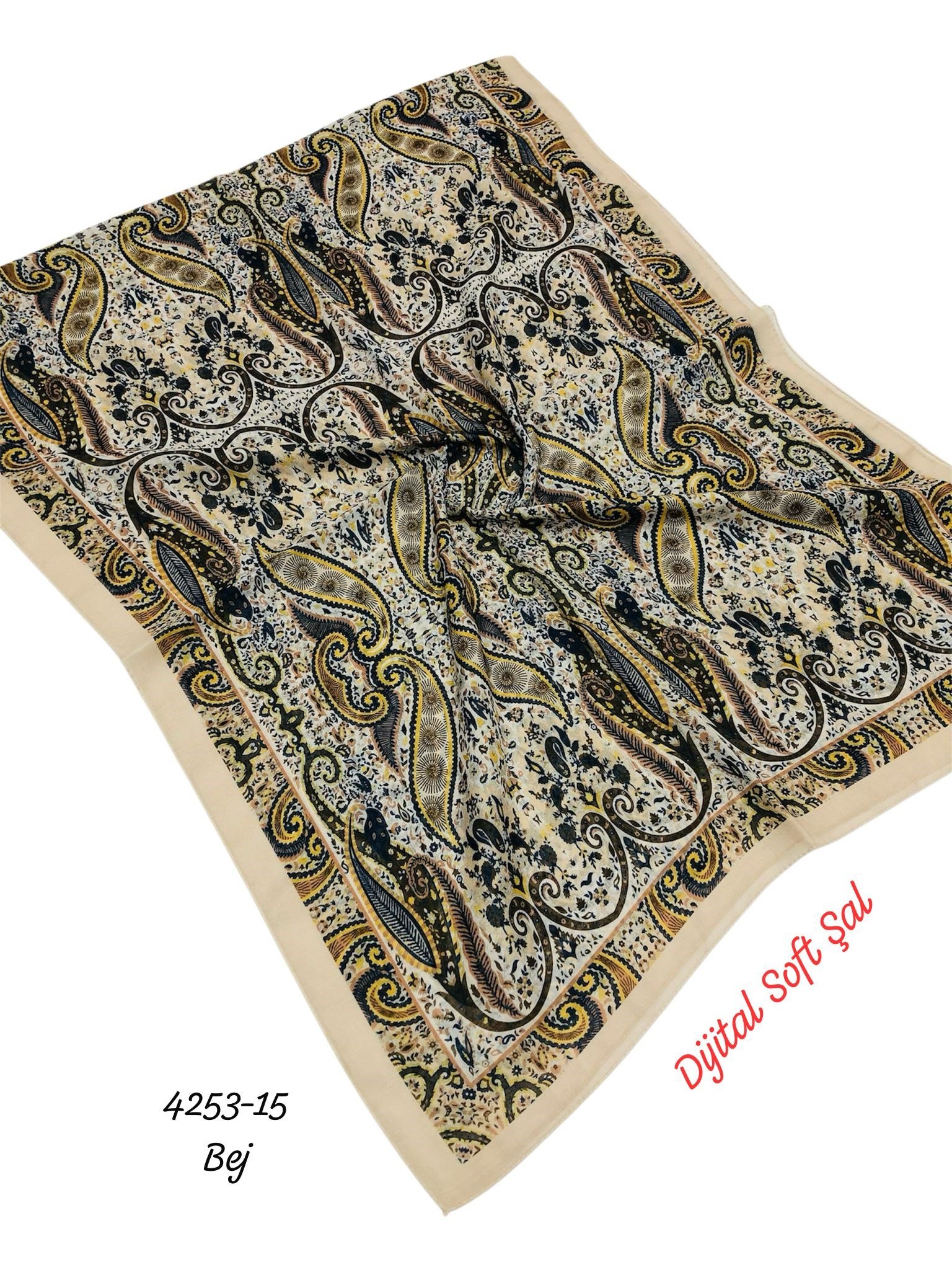 4253 Dijital Soft Şal