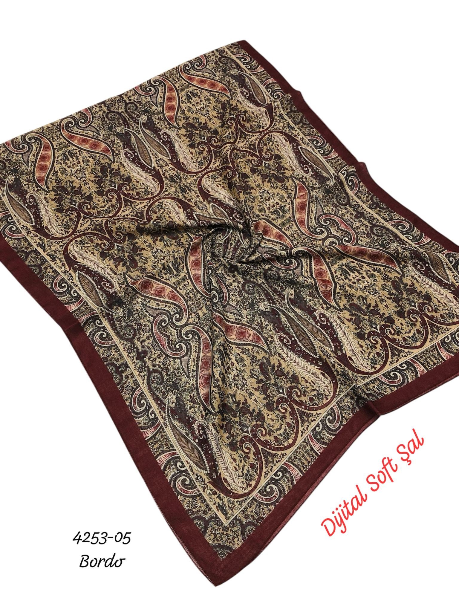 4253 Dijital Soft Şal