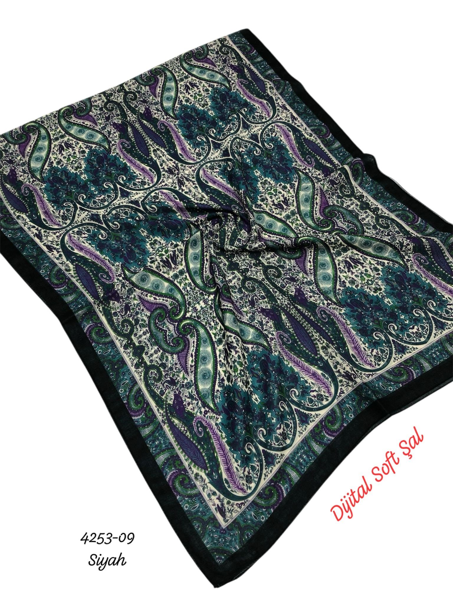 4253 Dijital Soft Şal