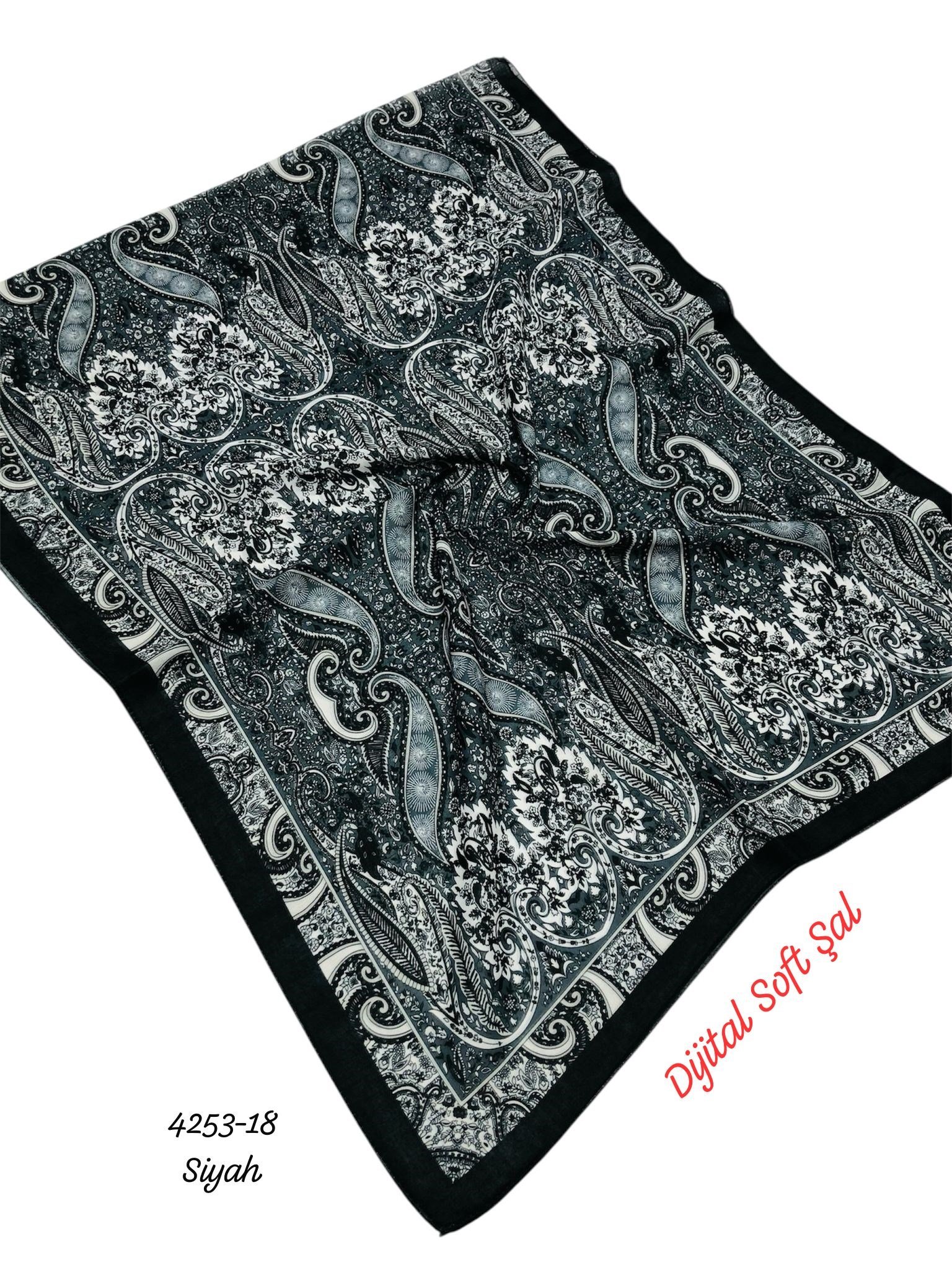 4253 Dijital Soft Şal