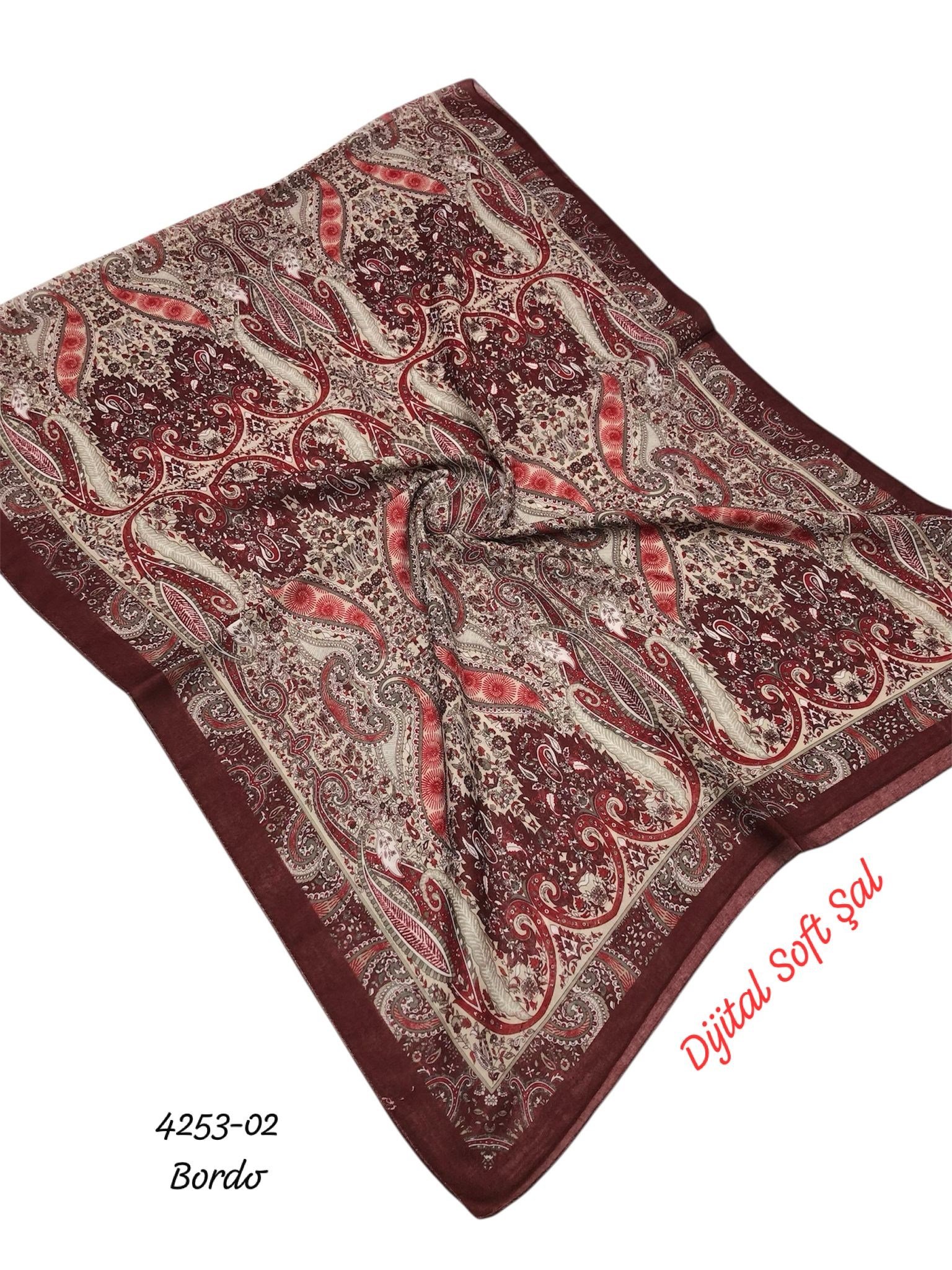 4253 Dijital Soft Şal