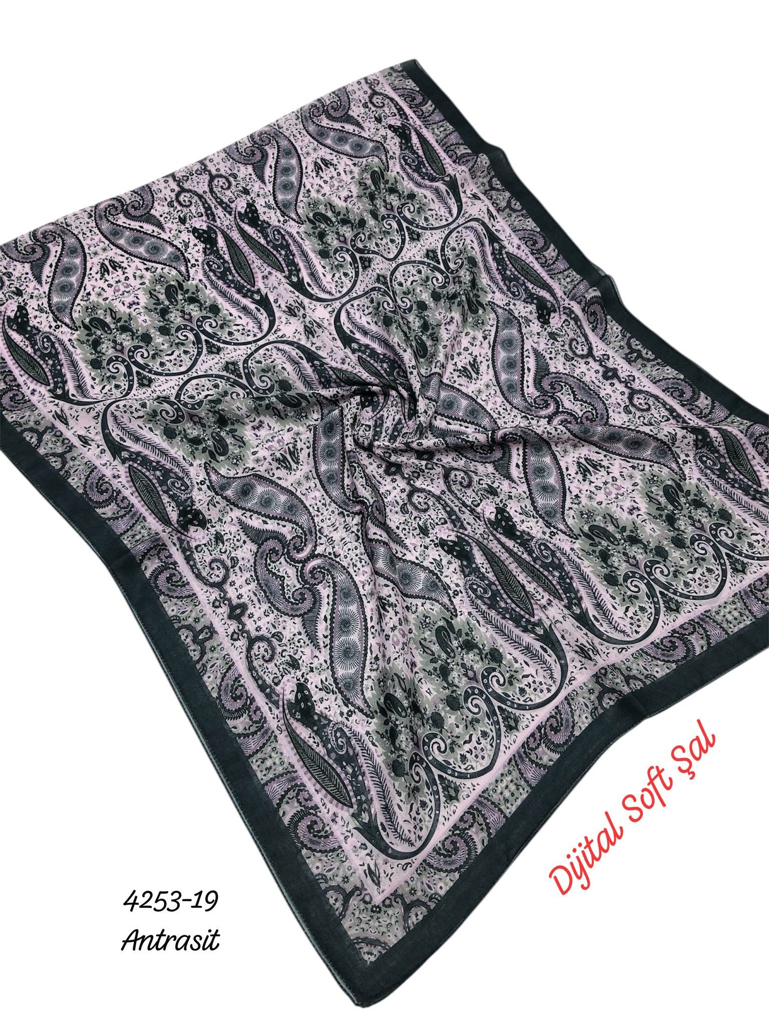 4253 Dijital Soft Şal