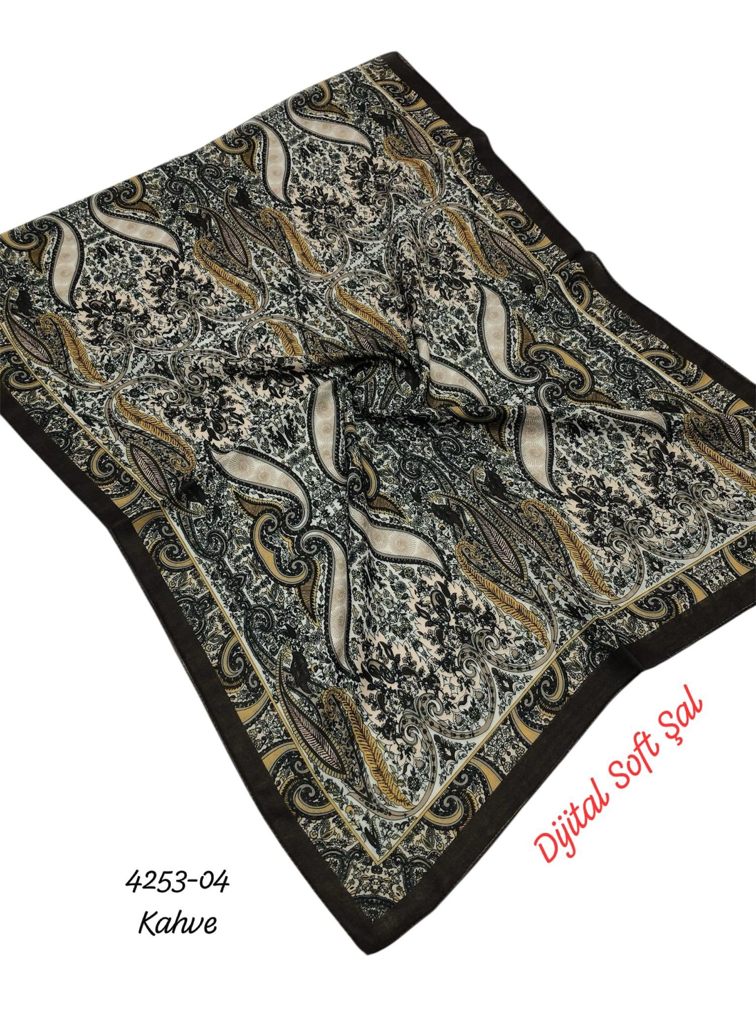 4253 Dijital Soft Şal