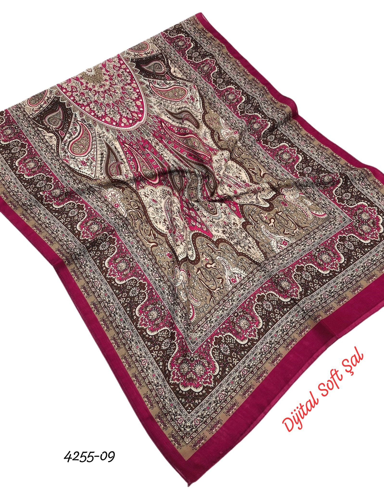 4255 Dijital Soft Şal