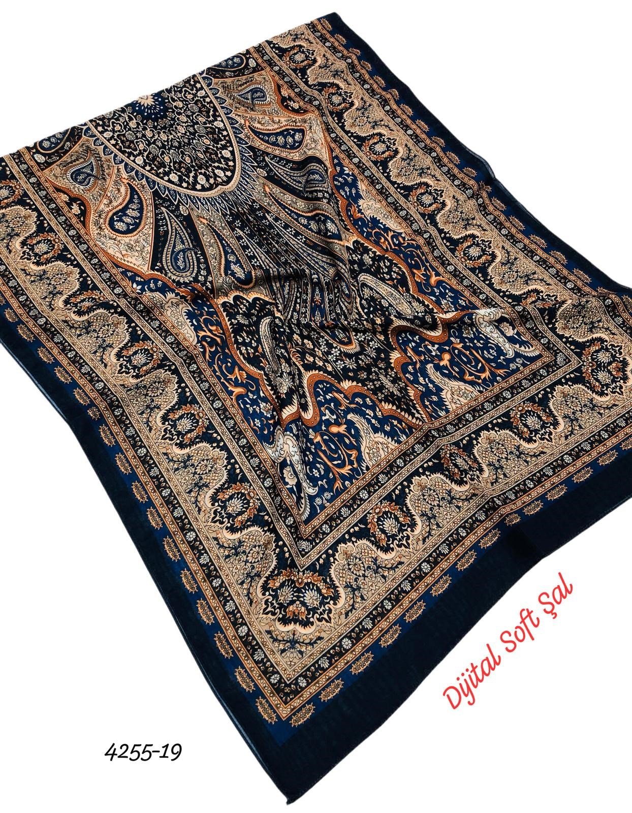 4255 Dijital Soft Şal