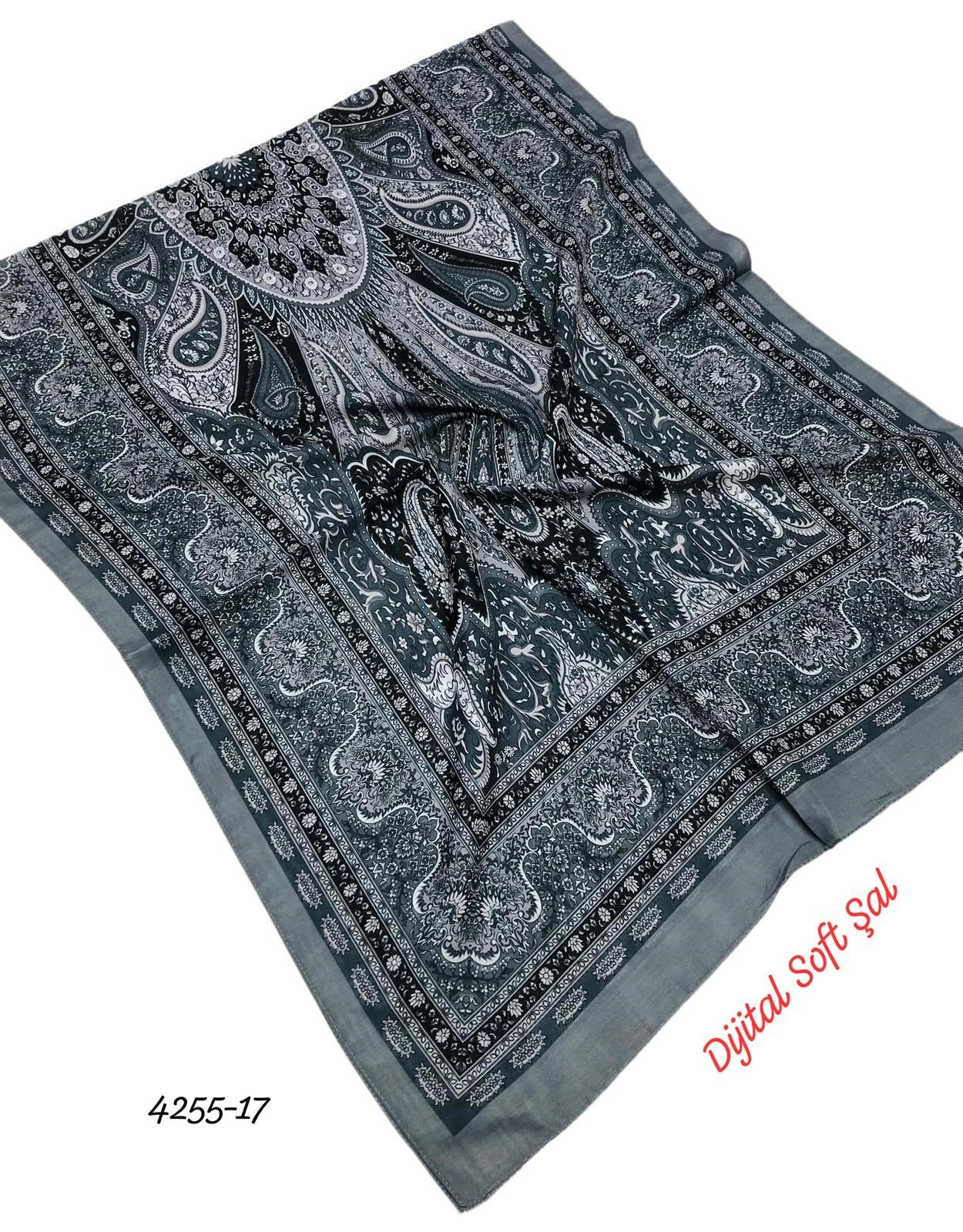 4255 Dijital Soft Şal