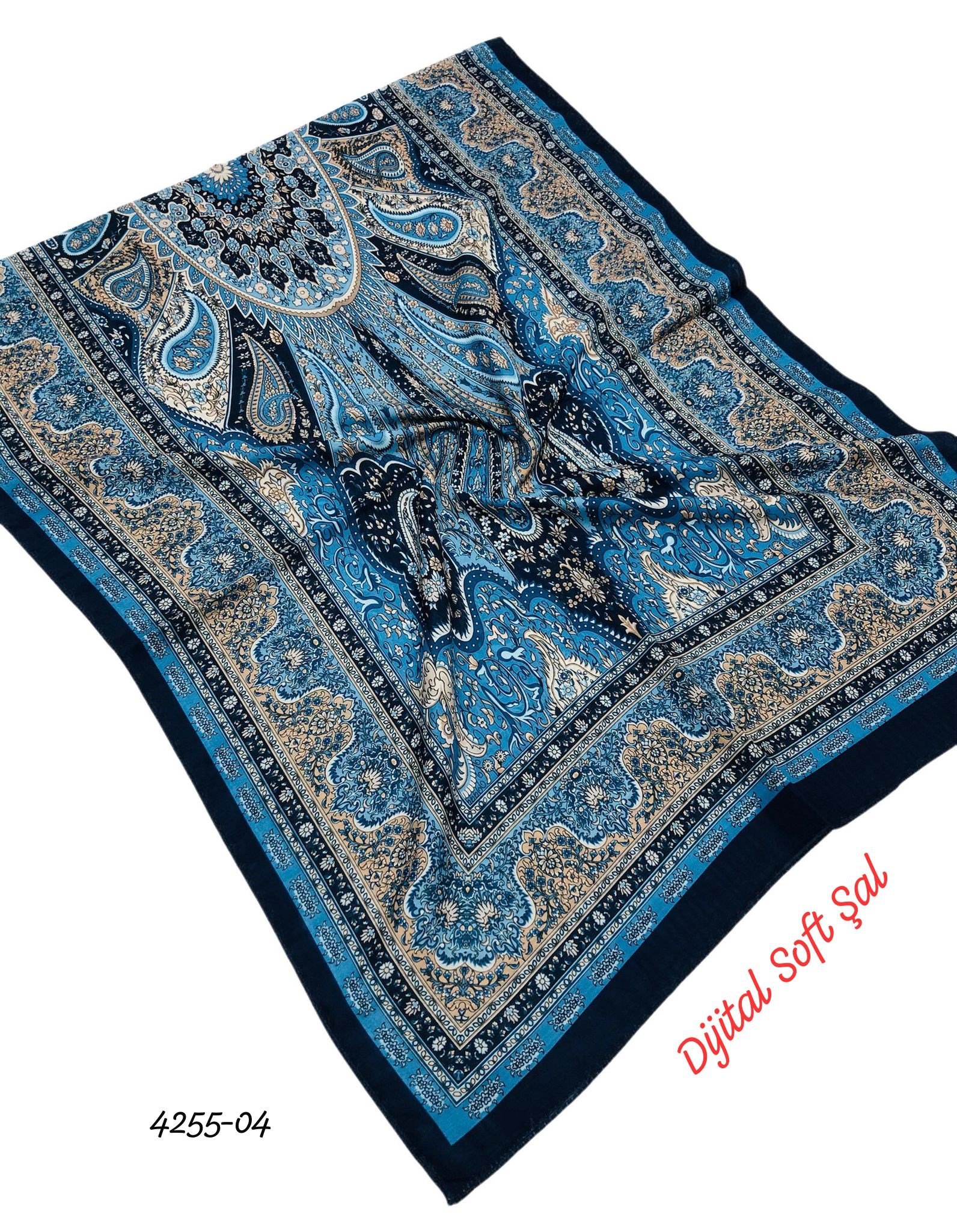 4255 Dijital Soft Şal