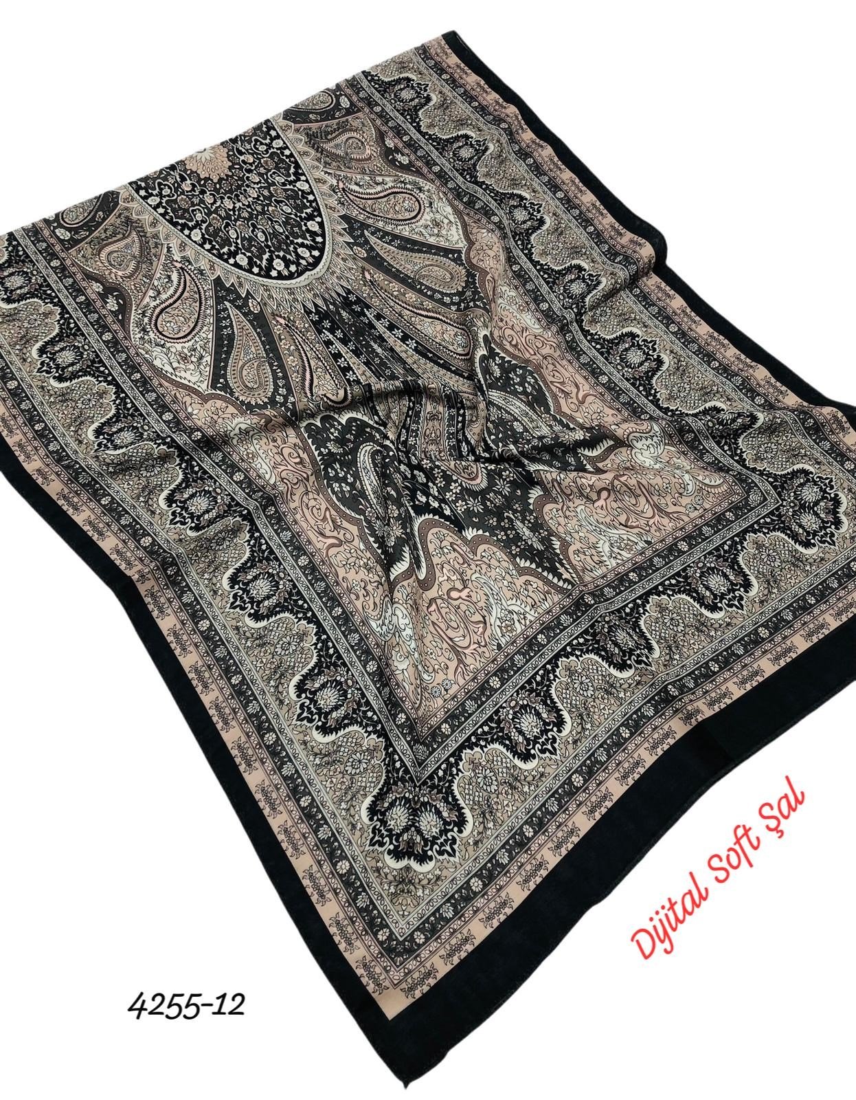4255 Dijital Soft Şal