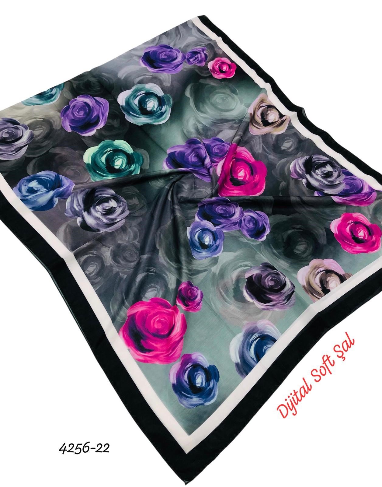 4256 Dijital Soft Şal