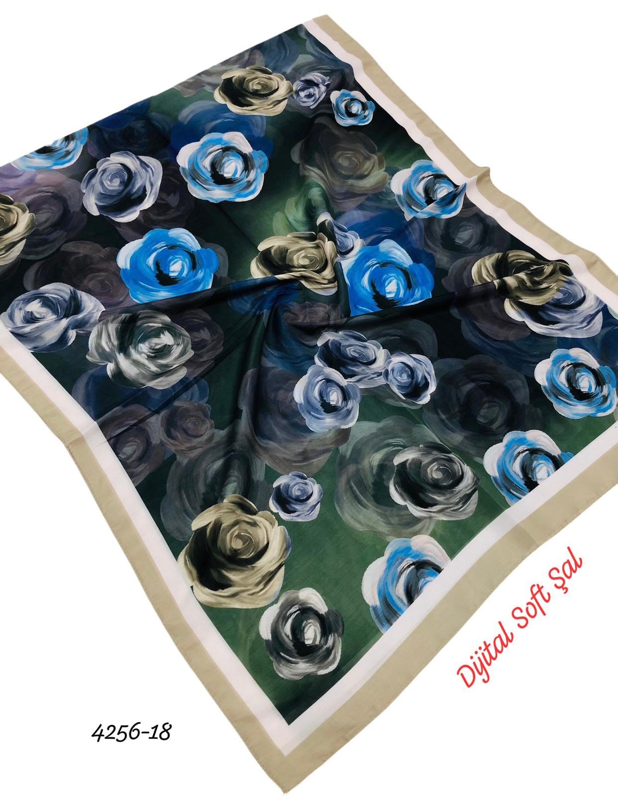 4256 Dijital Soft Şal