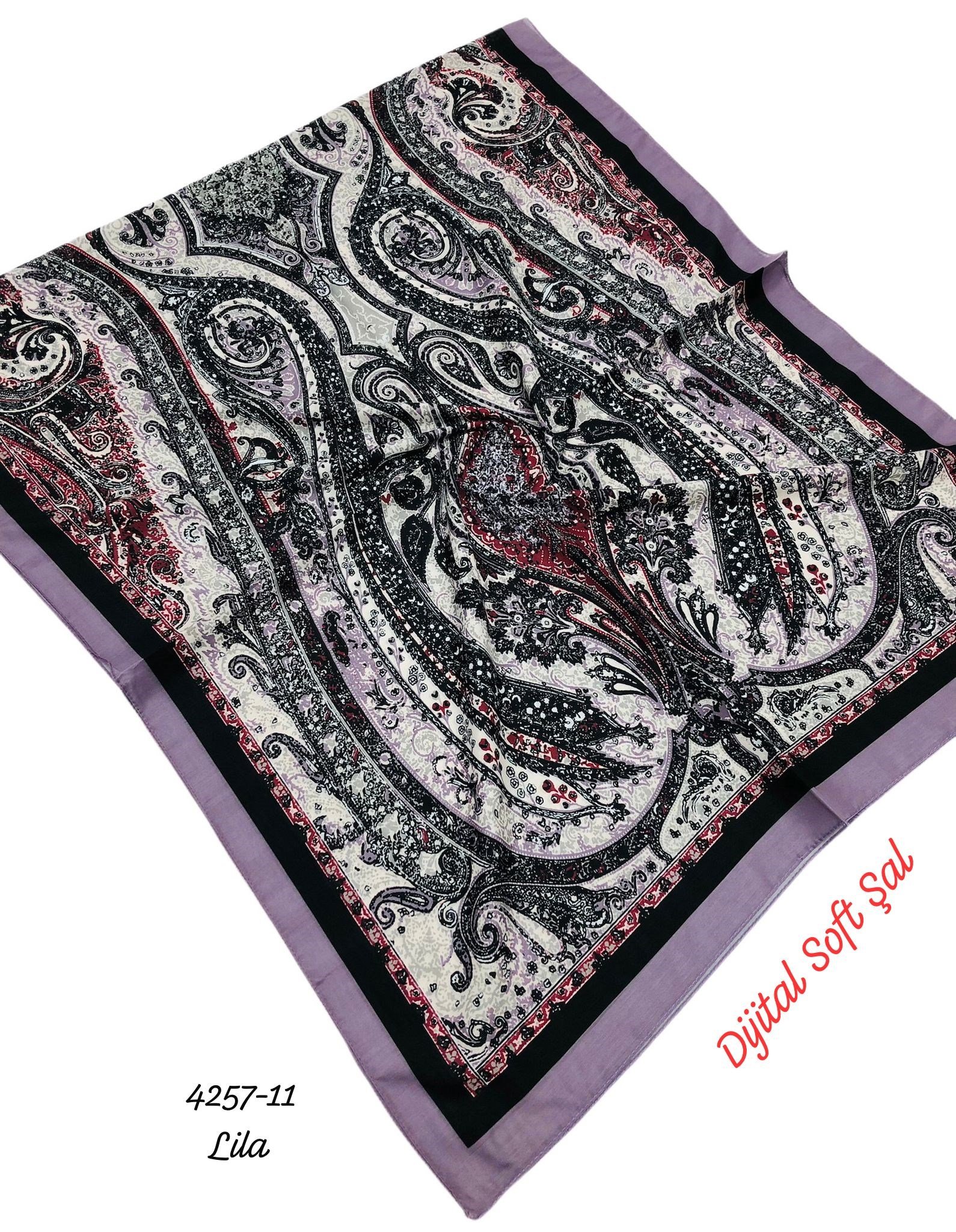4257 Dijital Soft Şal
