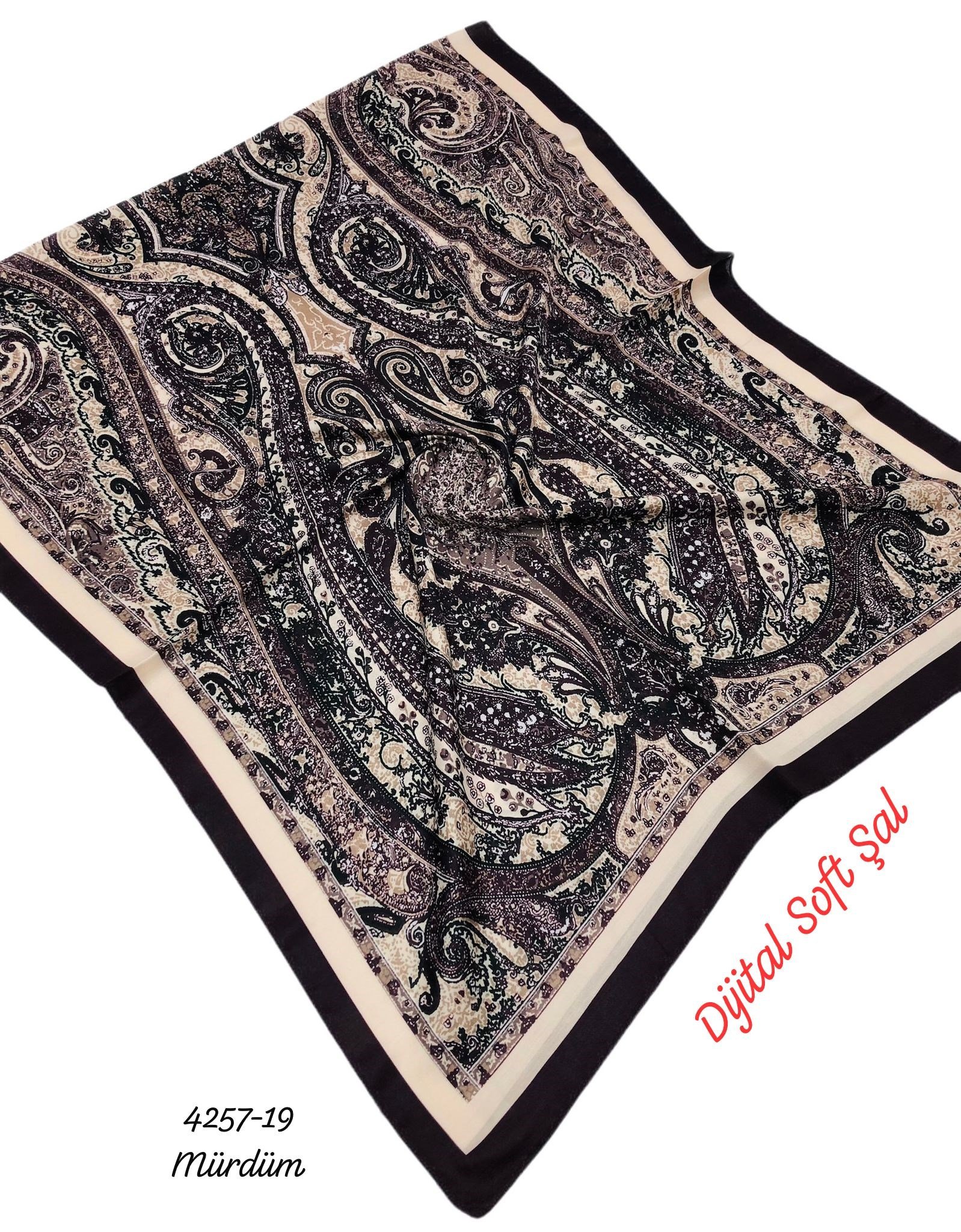 4257 Dijital Soft Şal