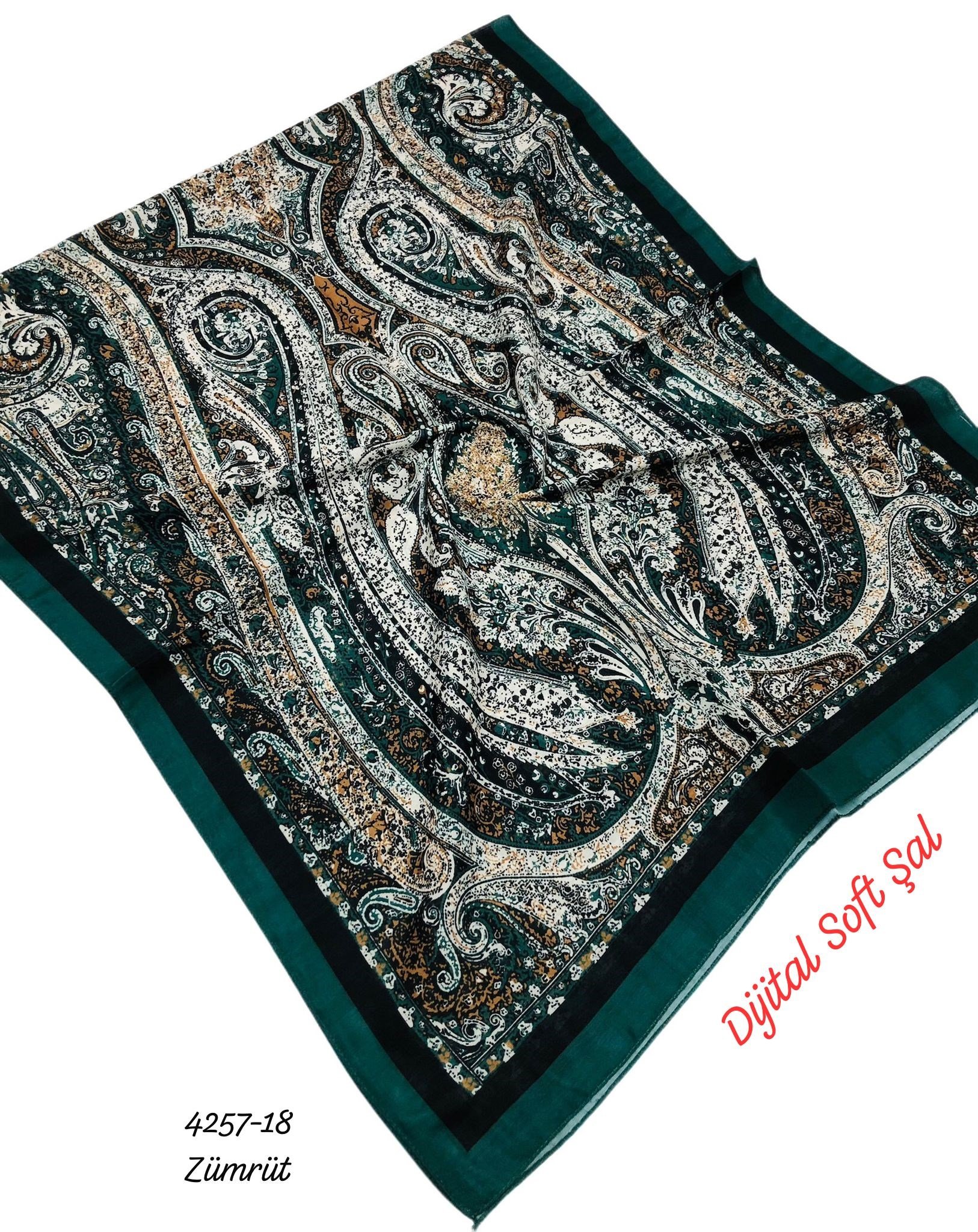 4257 Dijital Soft Şal