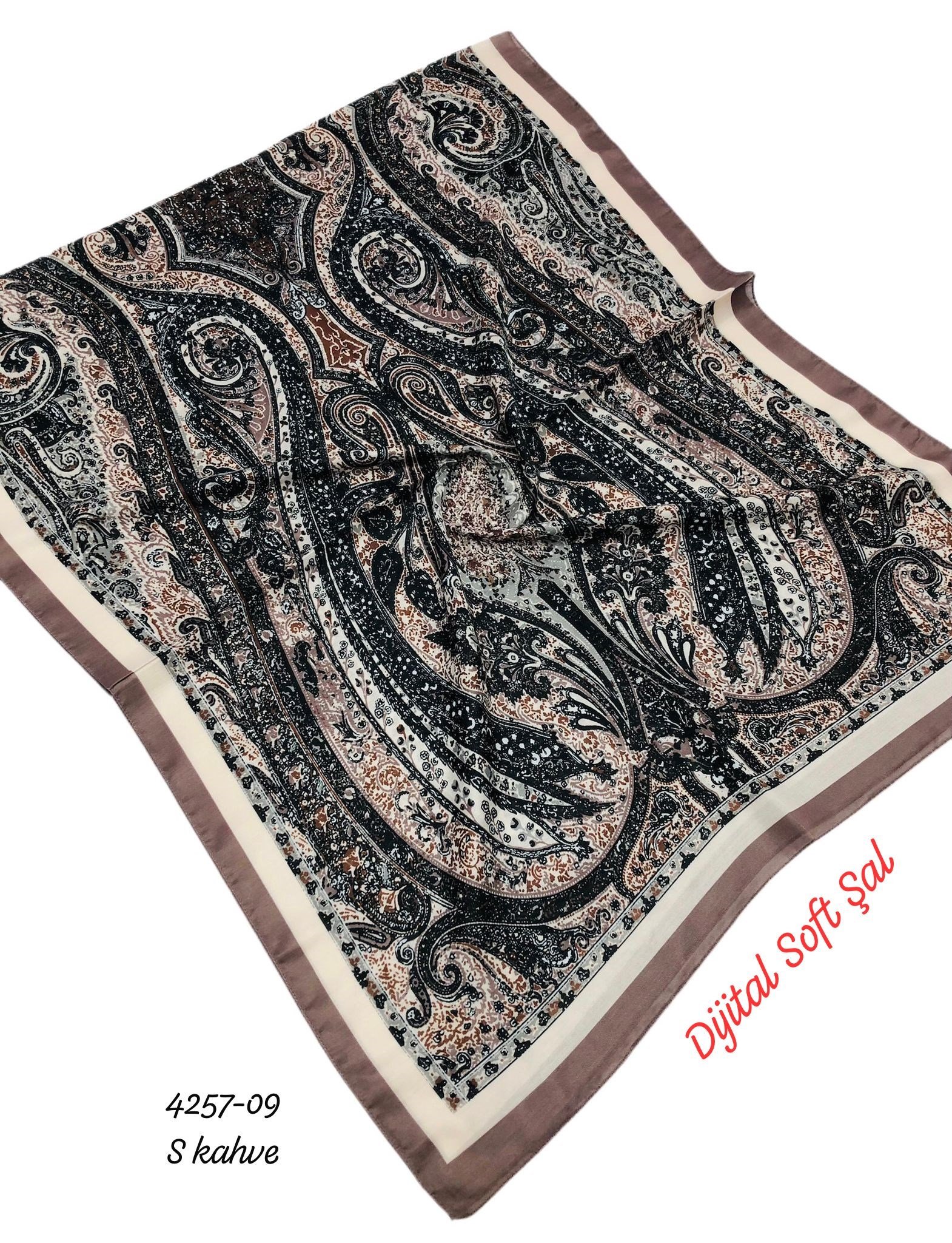 4257 Dijital Soft Şal
