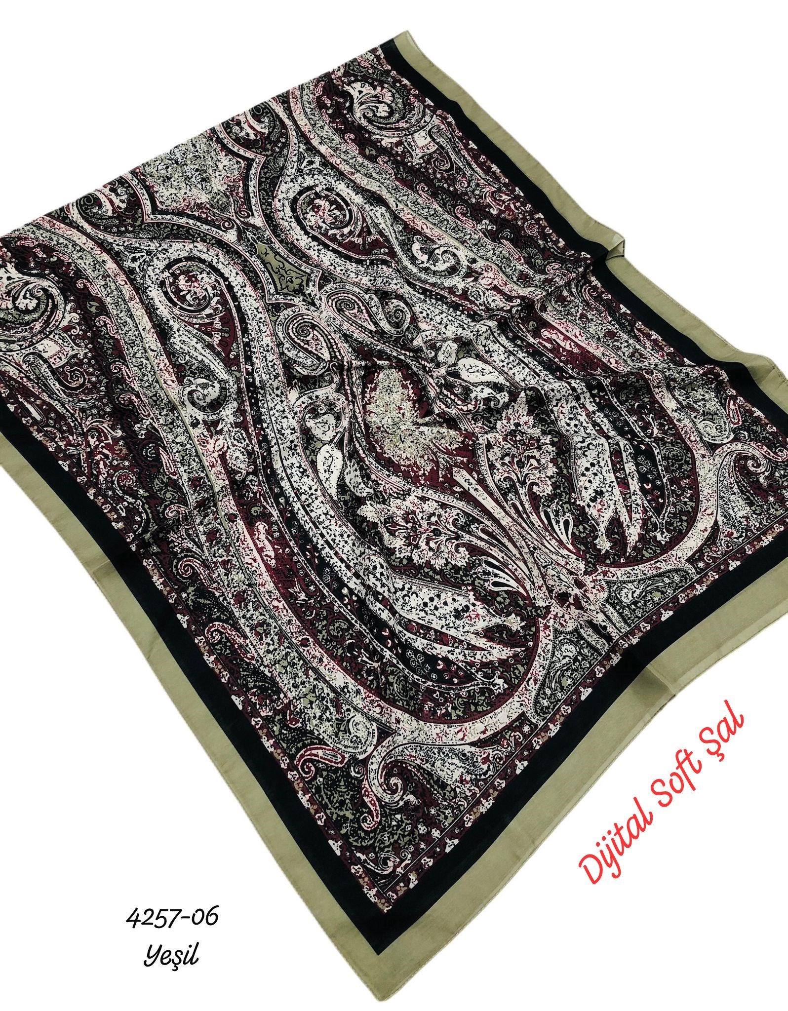 4257 Dijital Soft Şal