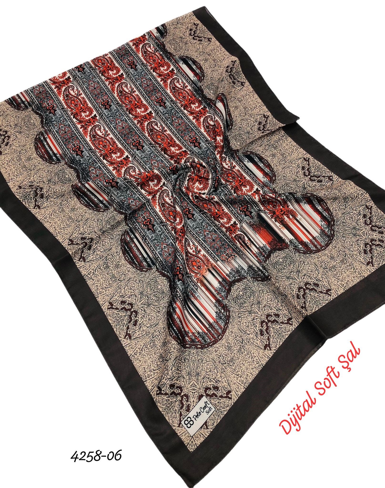 4258 Dijital Soft Şal