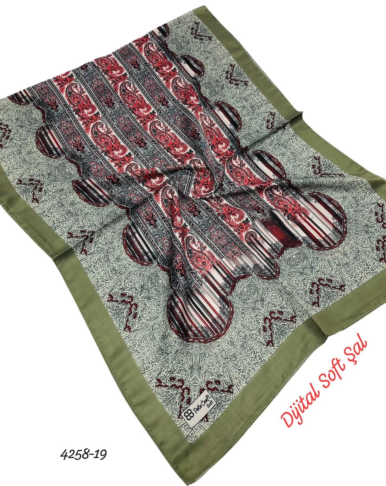 4258 Dijital Soft Şal