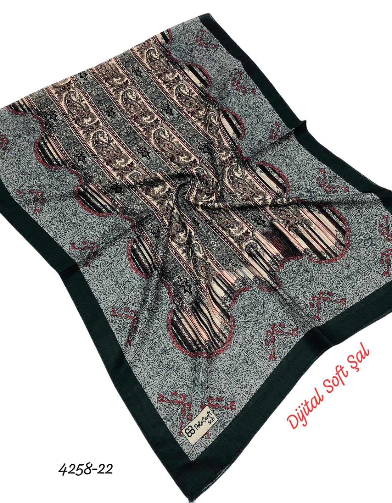 4258 Dijital Soft Şal