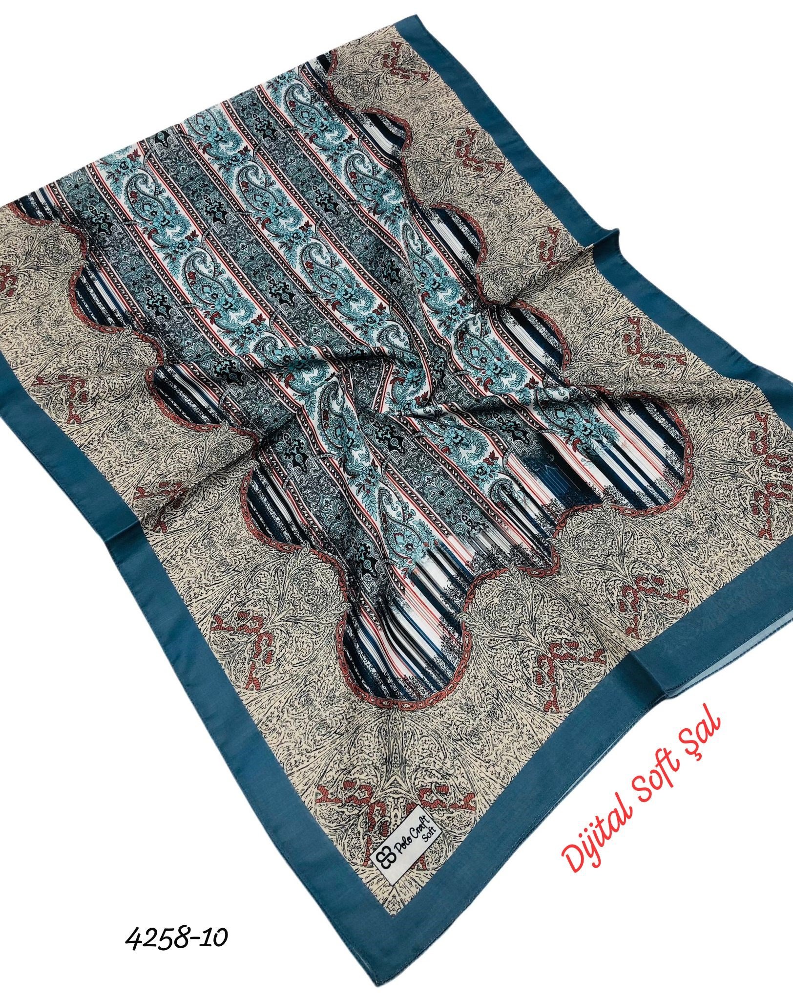 4258 Dijital Soft Şal
