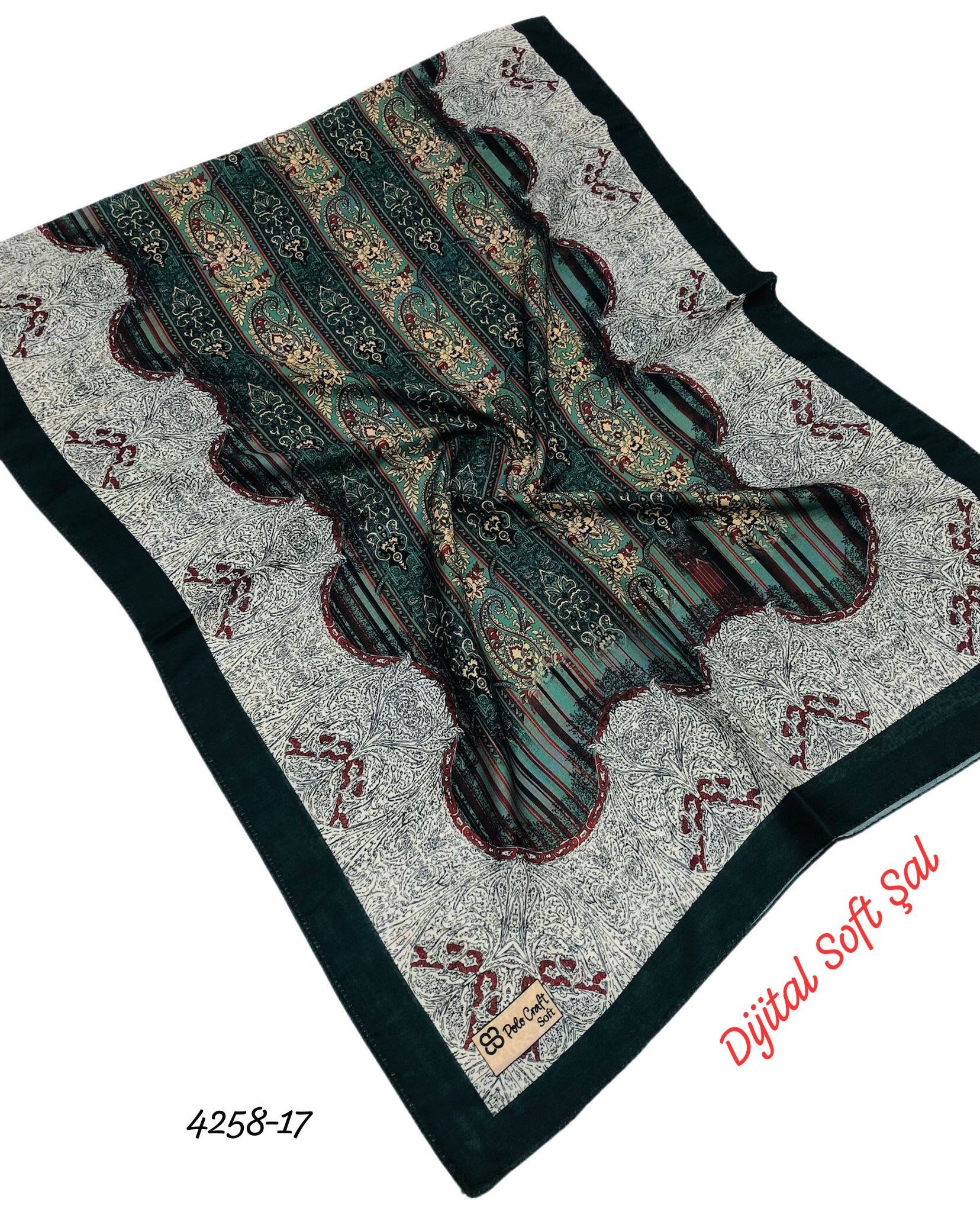 4258 Dijital Soft Şal
