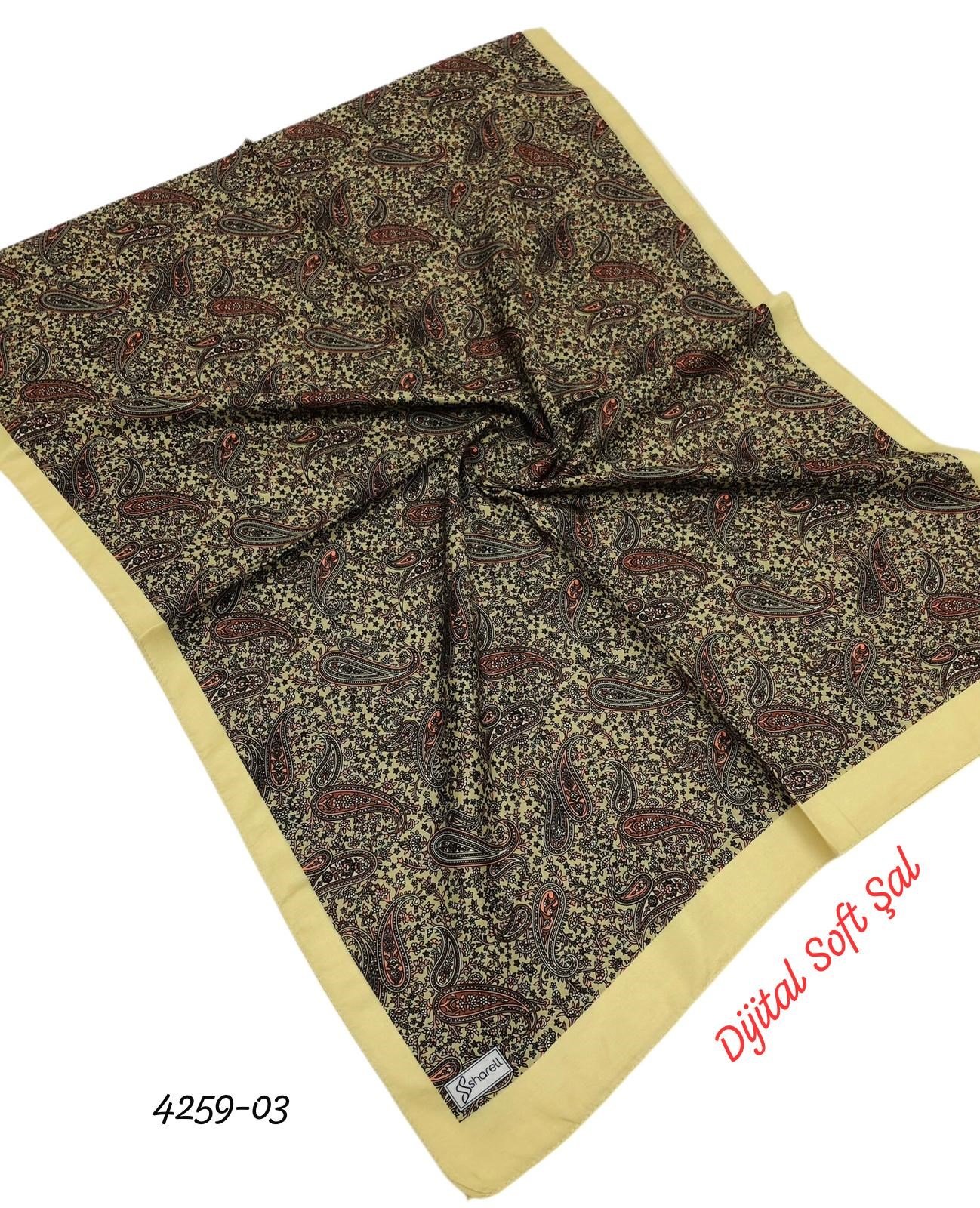 4259 Dijital Soft Şal