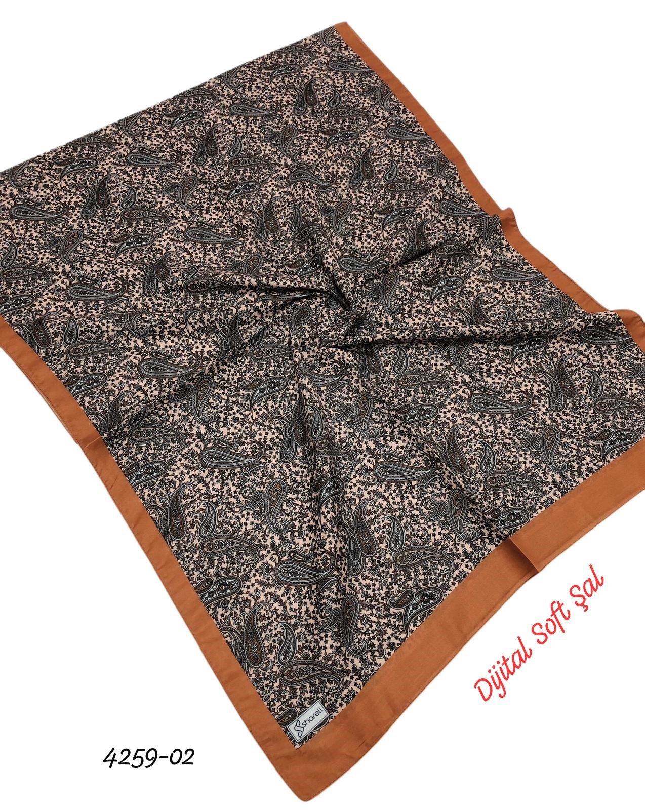 4259 Dijital Soft Şal