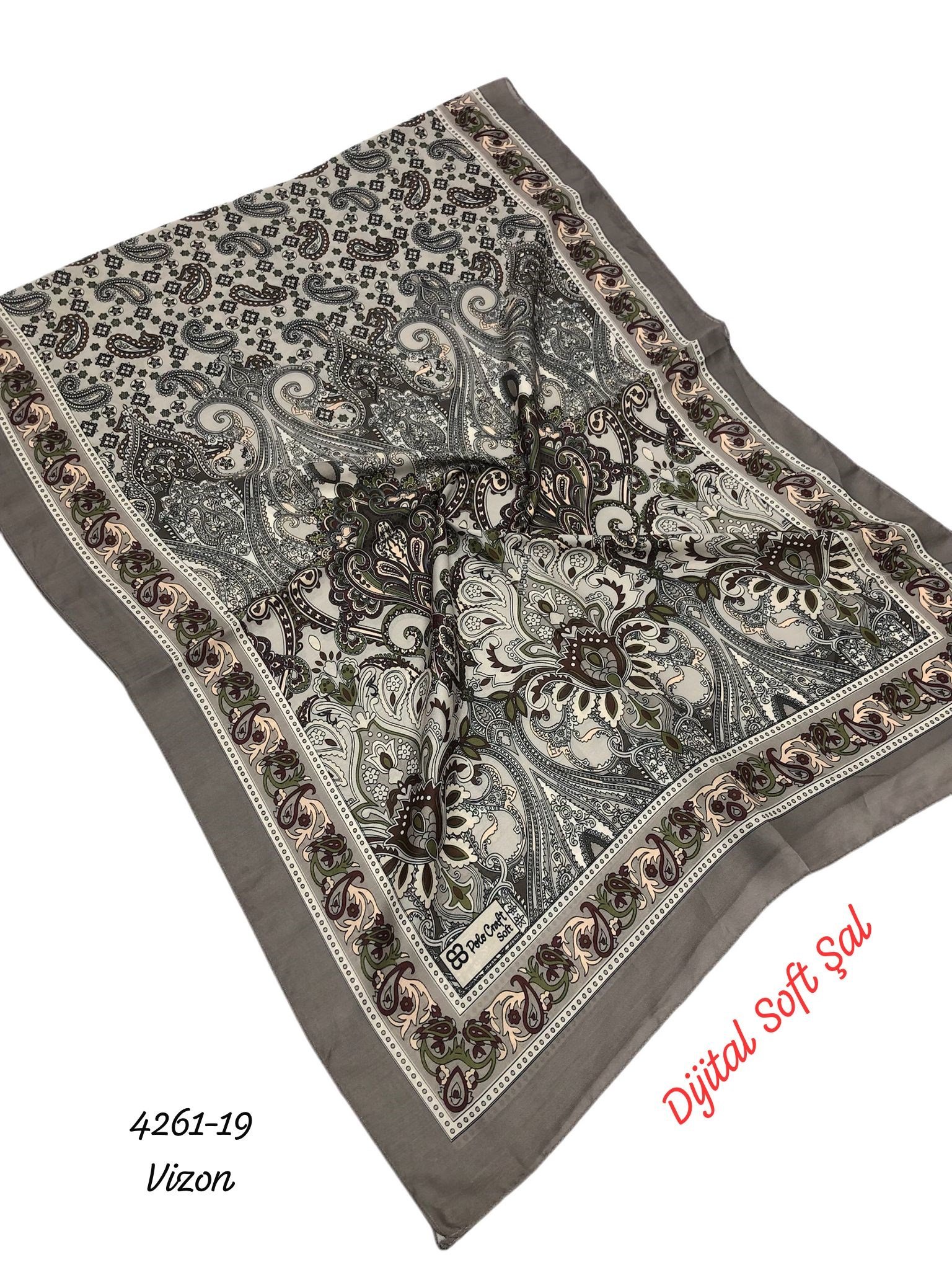 4261 Dijital Soft Şal