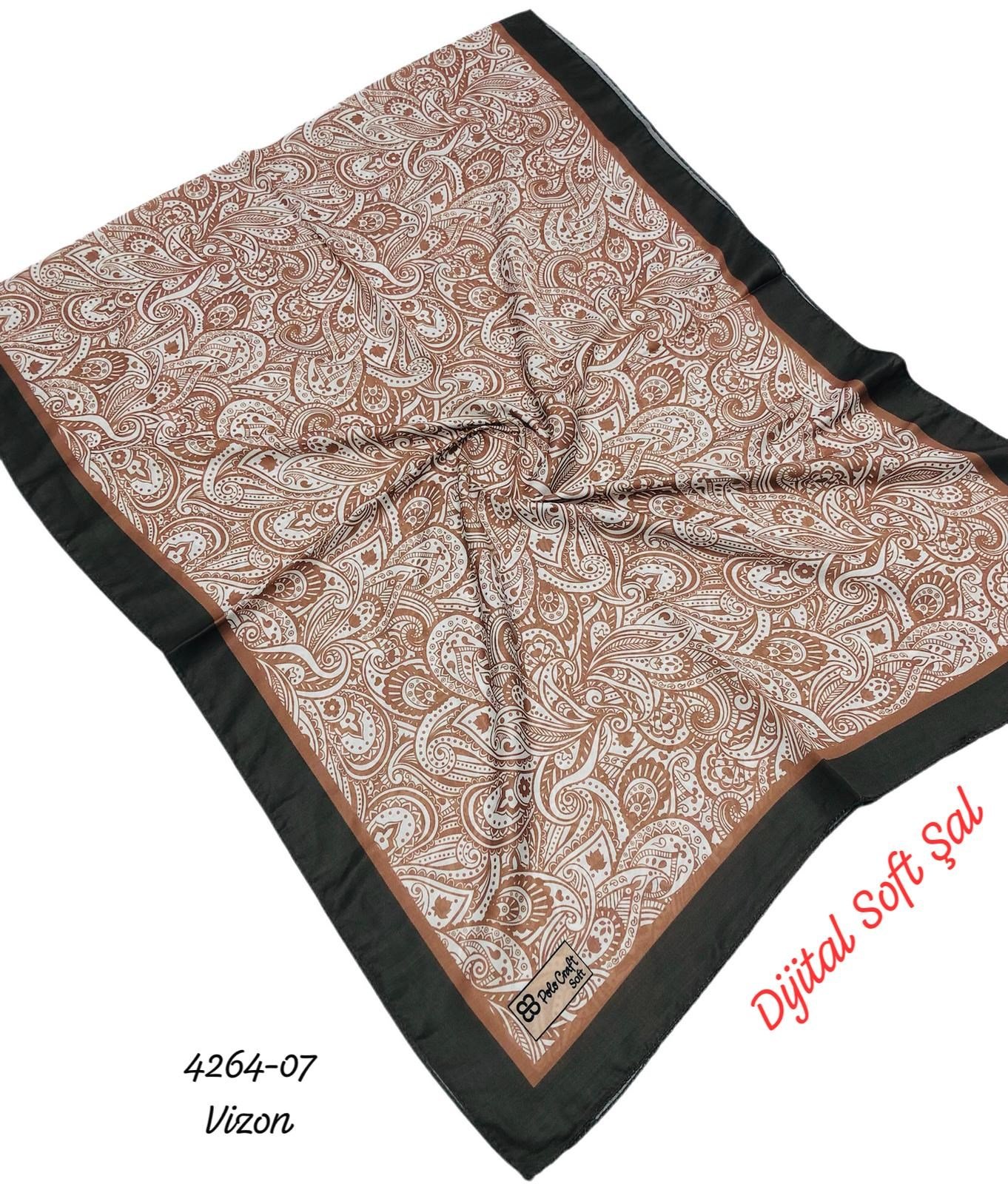 4264 Dijital Soft Şal