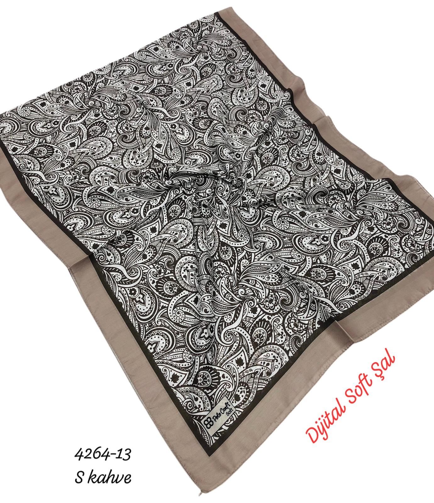4264 Dijital Soft Şal