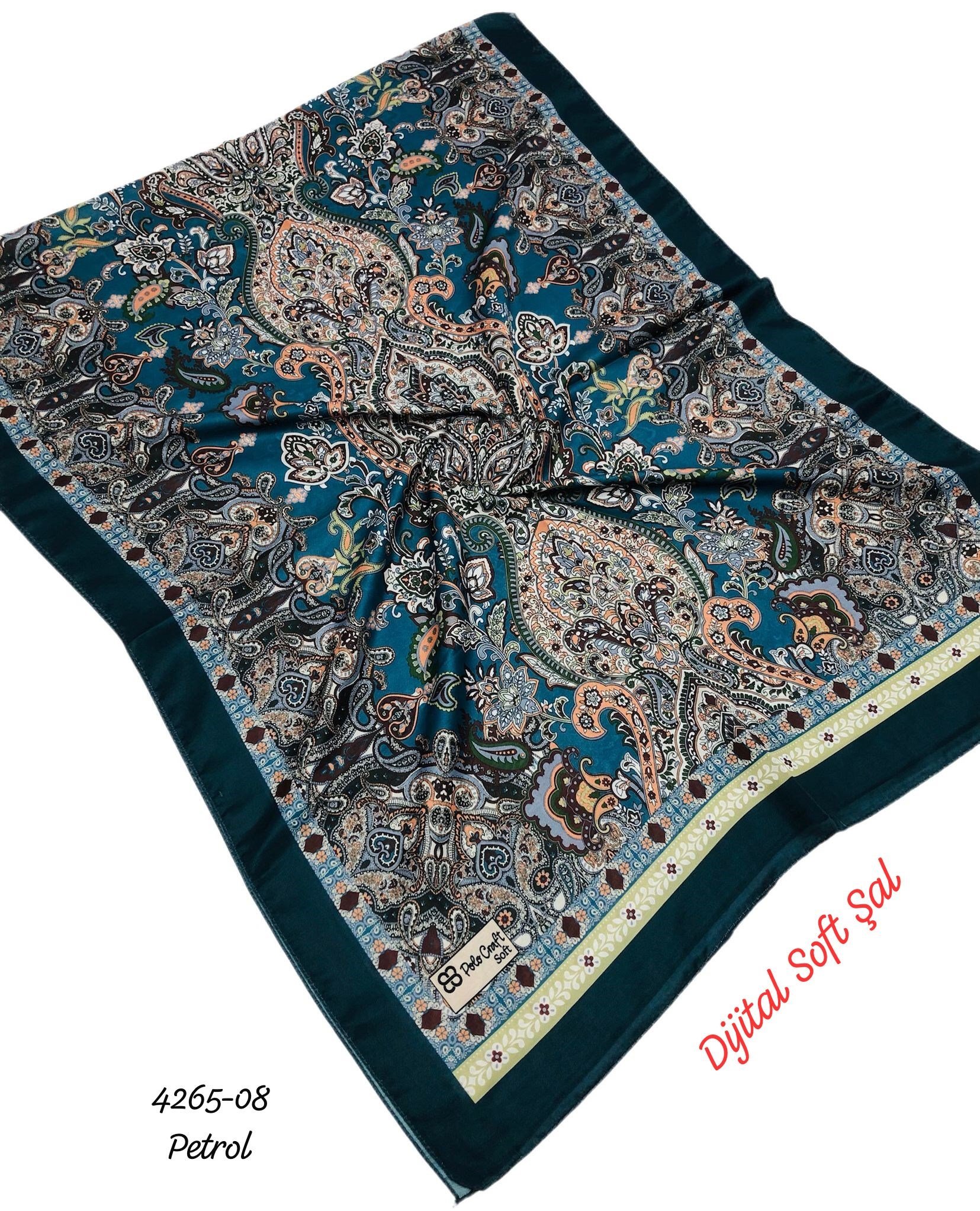 4265 Dijital Soft Şal