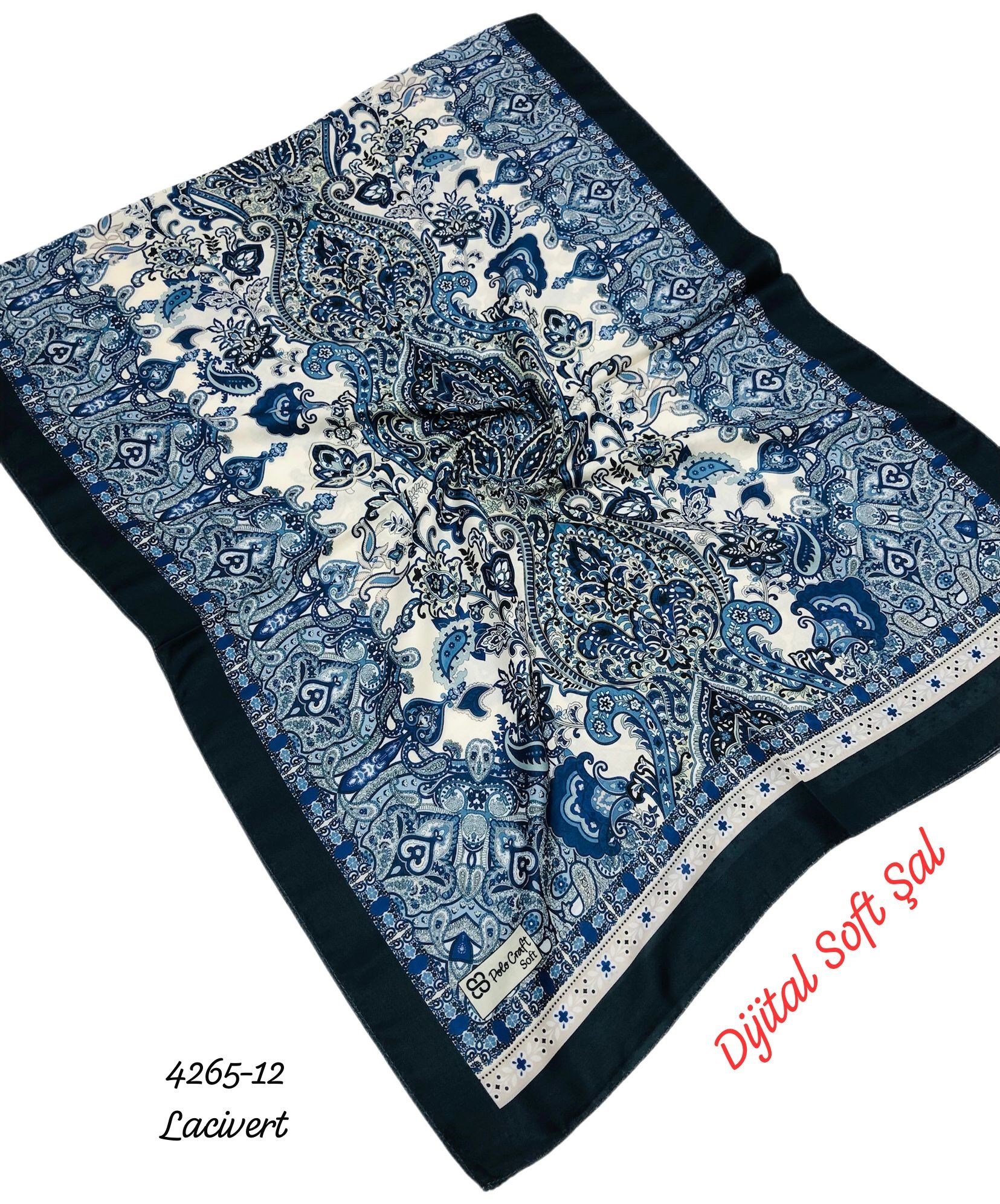 4265 Dijital Soft Şal